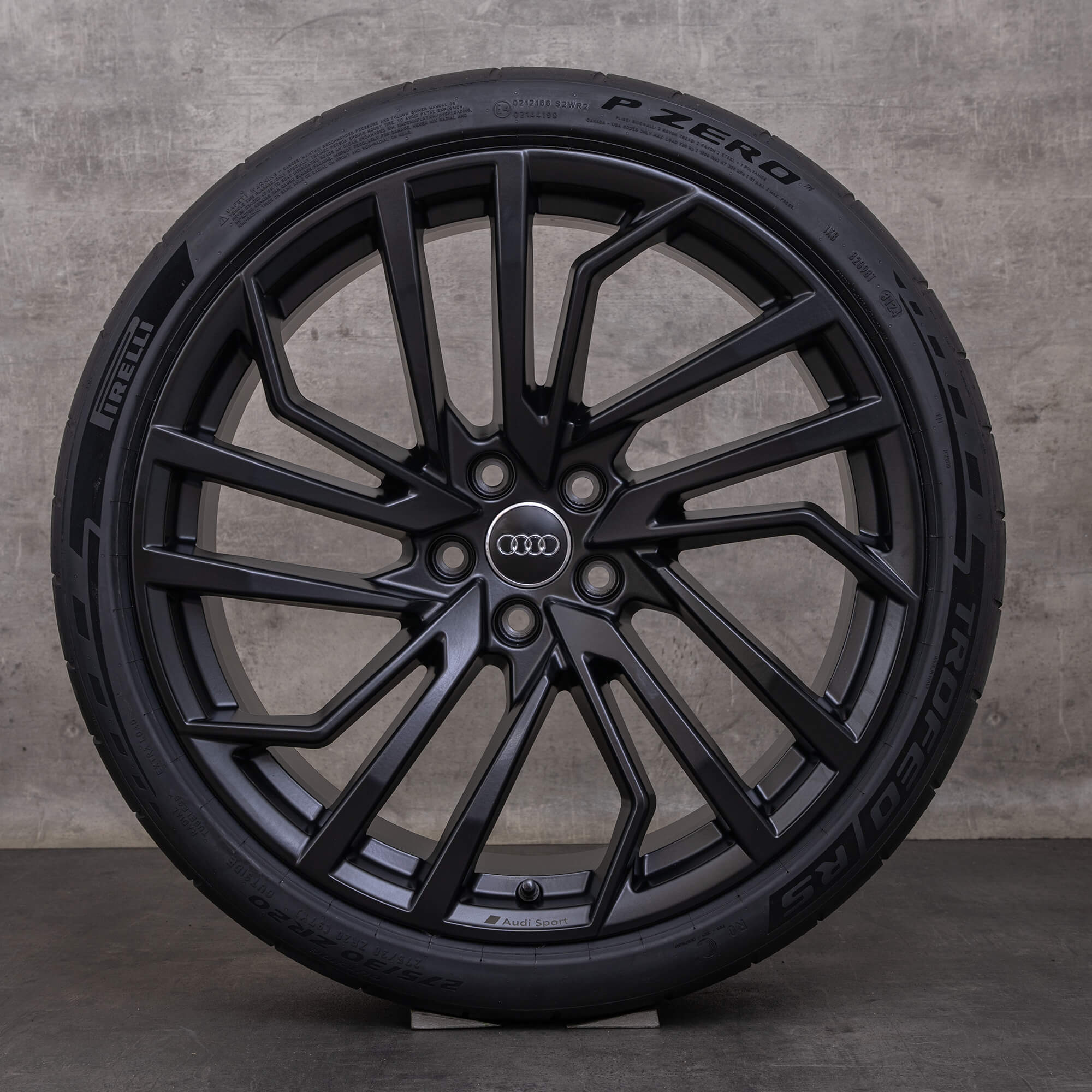 Llantas originales Audi RS4 RS5 20 pulgadas B9 8W F5 llantas de verano 8W0601025FT negro mate