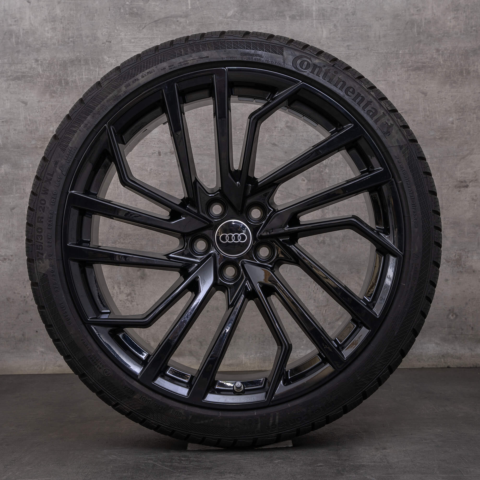 Originais Audi RS4 RS5 jantes inverno 20 polegadas B9 8W F5 8W0601025FT preto brilhante