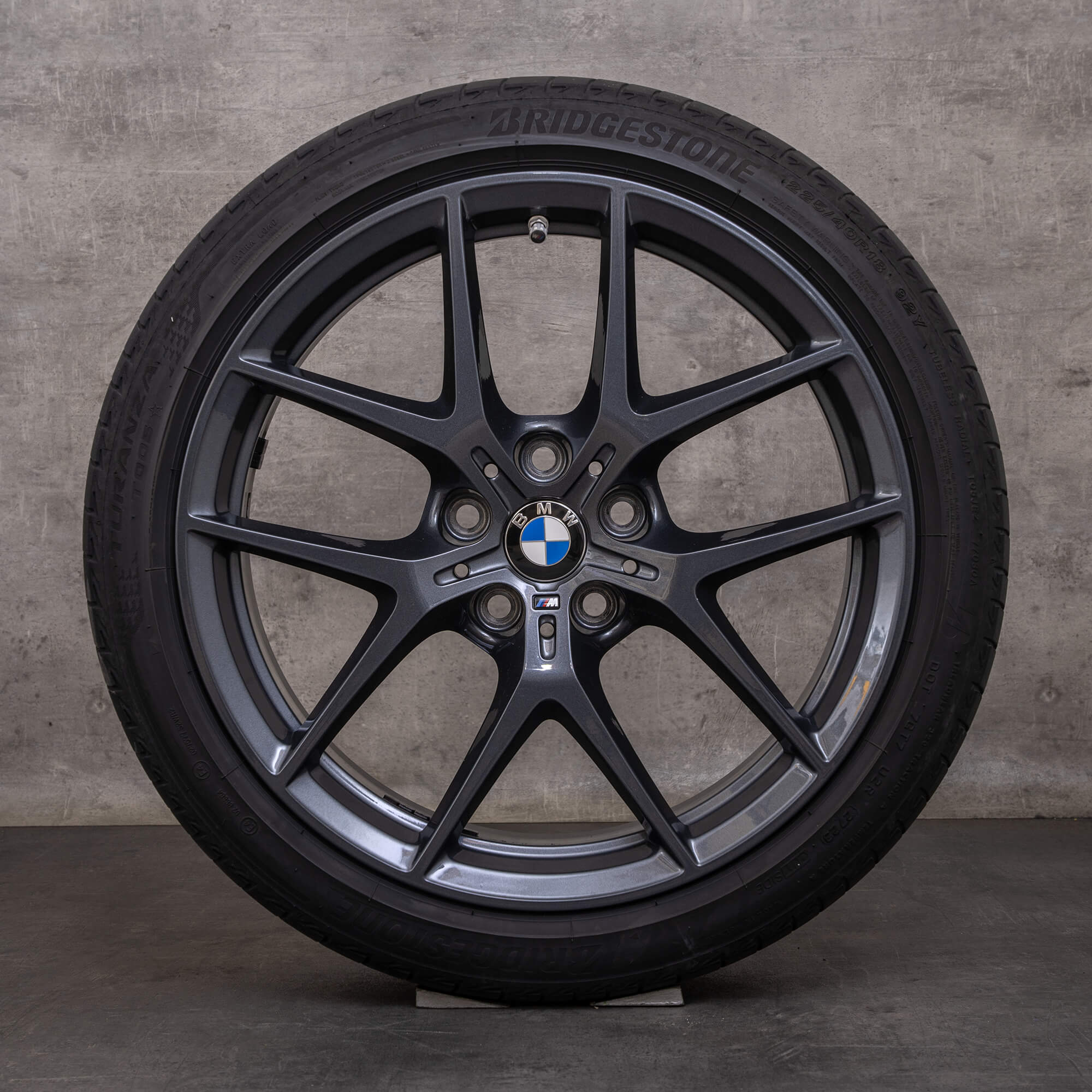 Original BMW 1er 2er Felgen 18 Zoll F40 F44 Gran Coupé Sommerräder Styling 554 M 8092353 orbitgrey