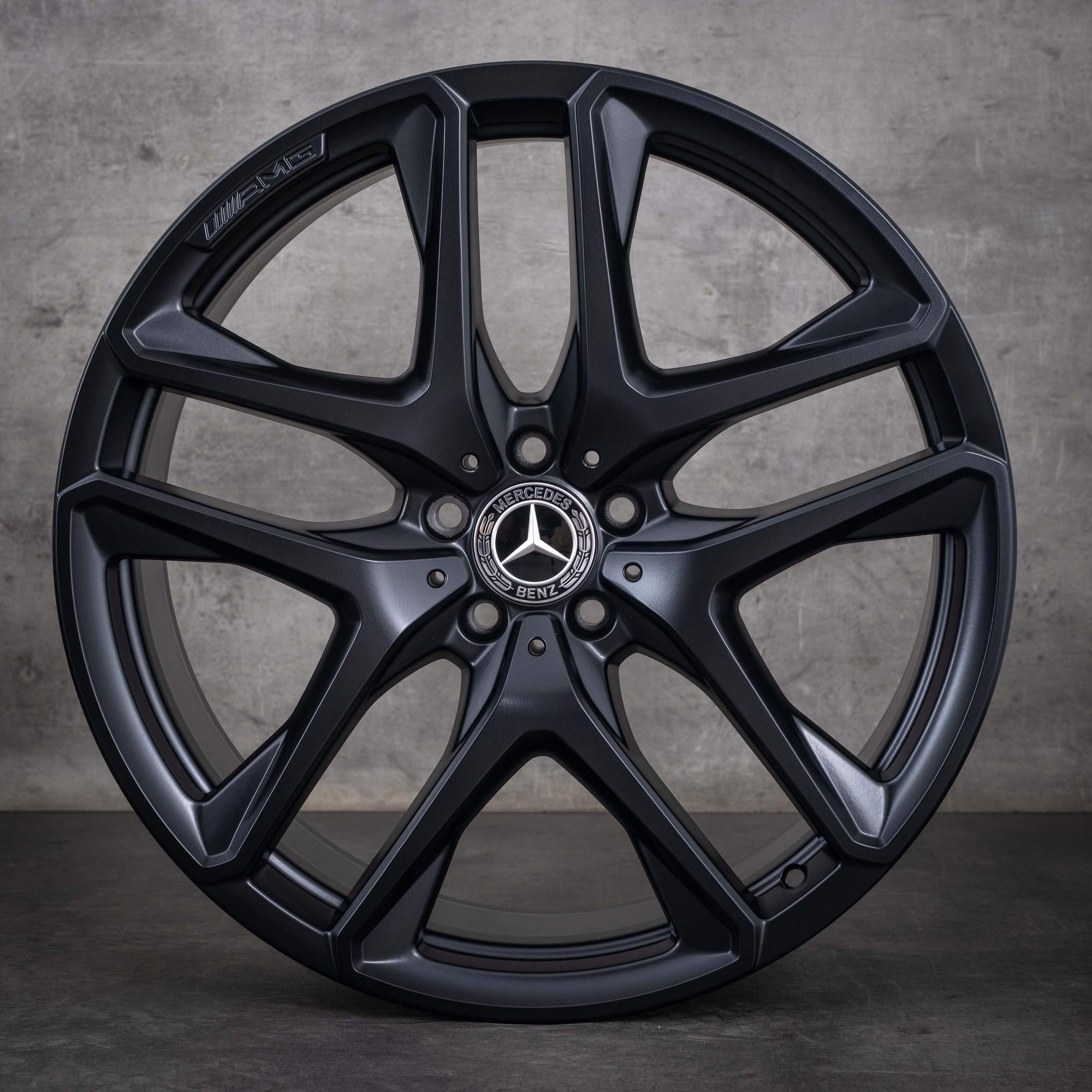 Oryginalne felgi Mercedes-Benz GLE 53 63 AMG 4Matic+ 21 cal X167 C167 Hybryda A1674014200 A1674014300, matowa czerń
