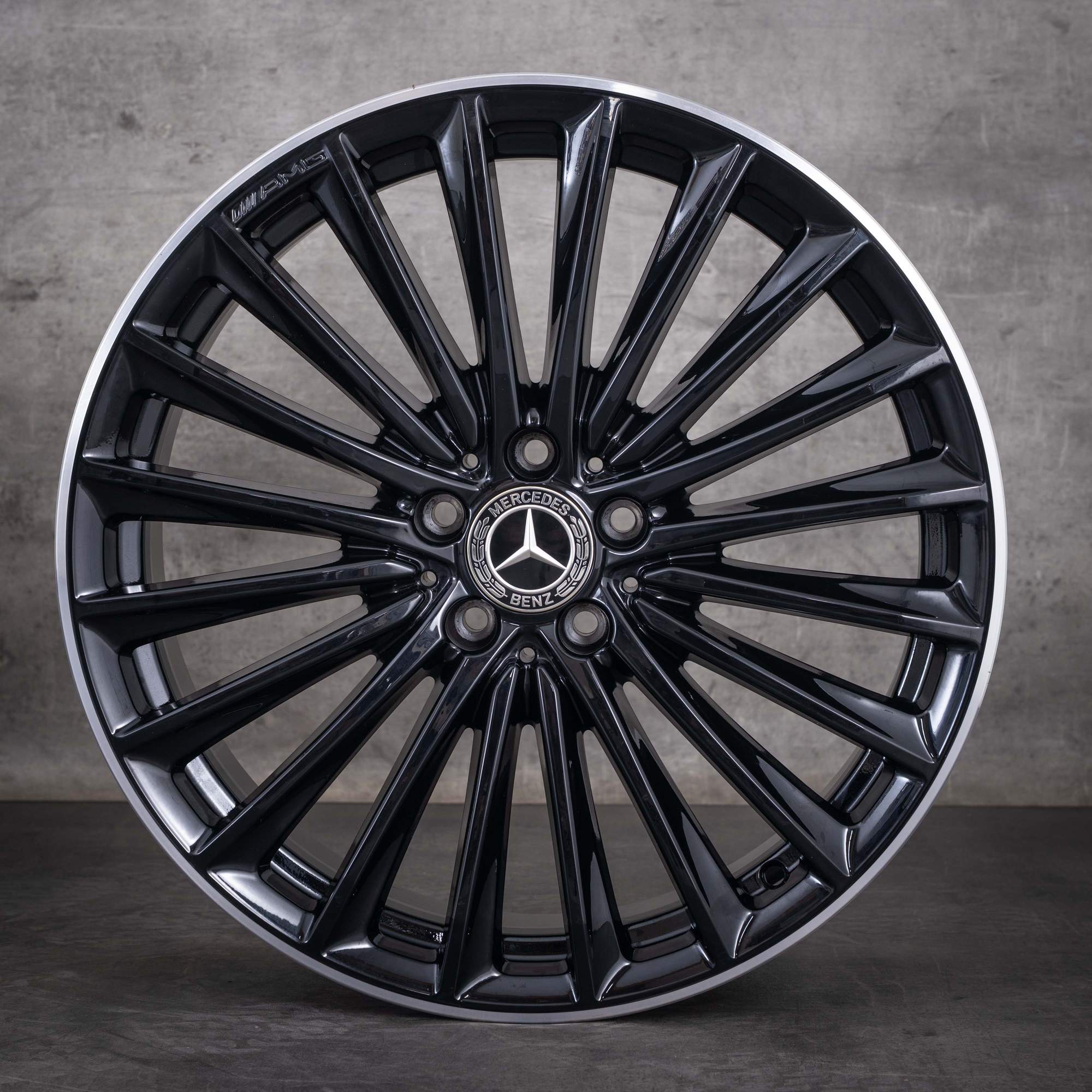 OEM Mercedes-Benz GLC AMG 20inch rims X254 C254 A2544010800 A2544010900 Black diamond cut