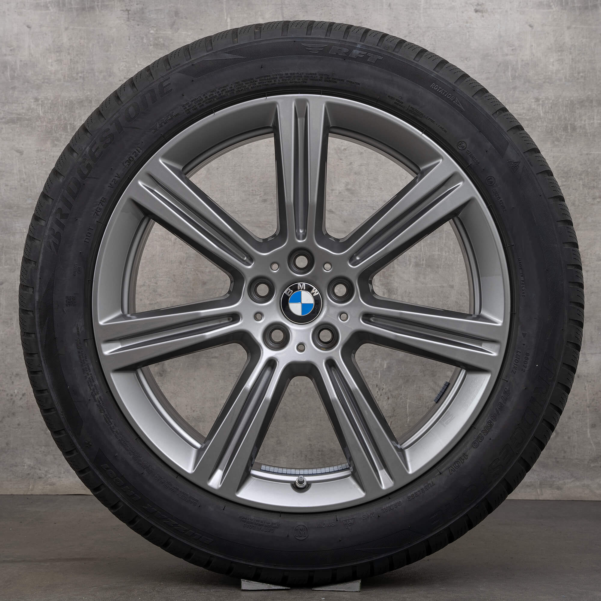 BMW X6 G06 X5 G05 vinterhjul 20 tommer fælge vinterdæk 6883753 Styling 736