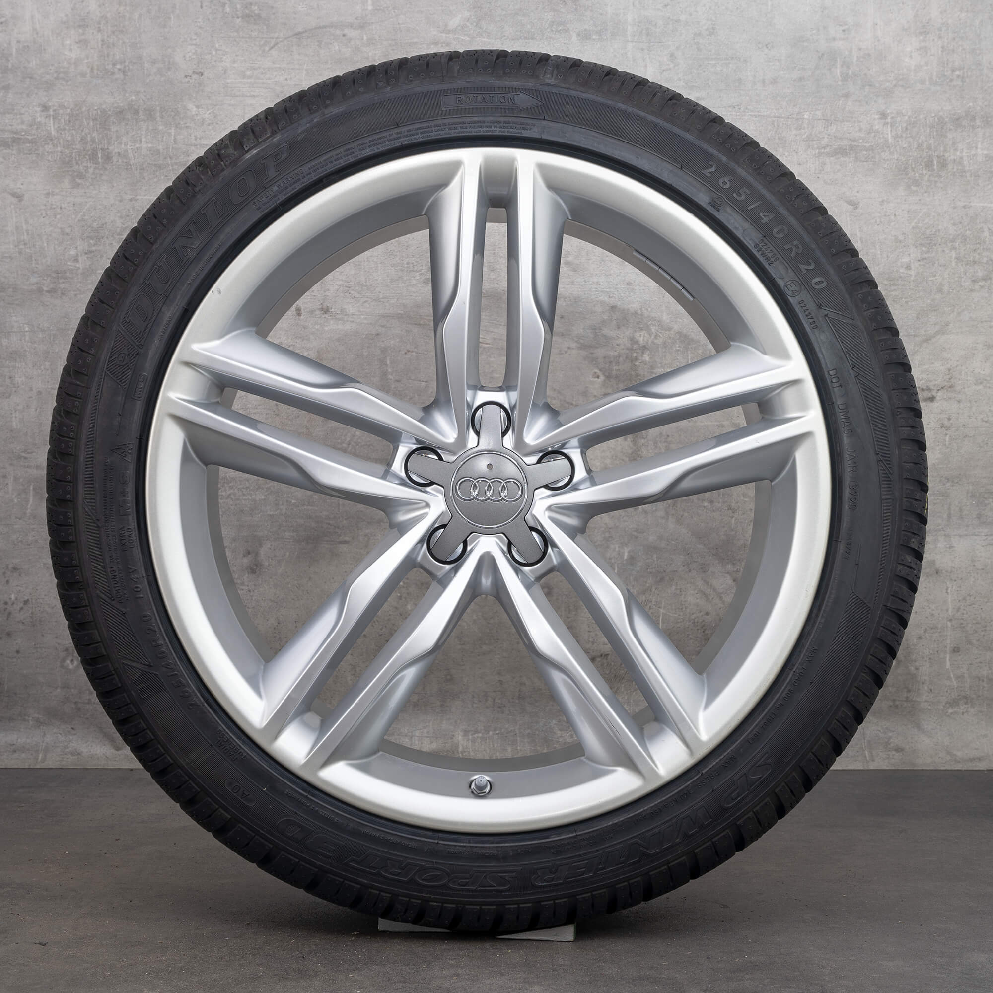 Audi 20 inch rims A8 S8 4H 4N winter tires wheels 4G8601025AJ 7 mm
