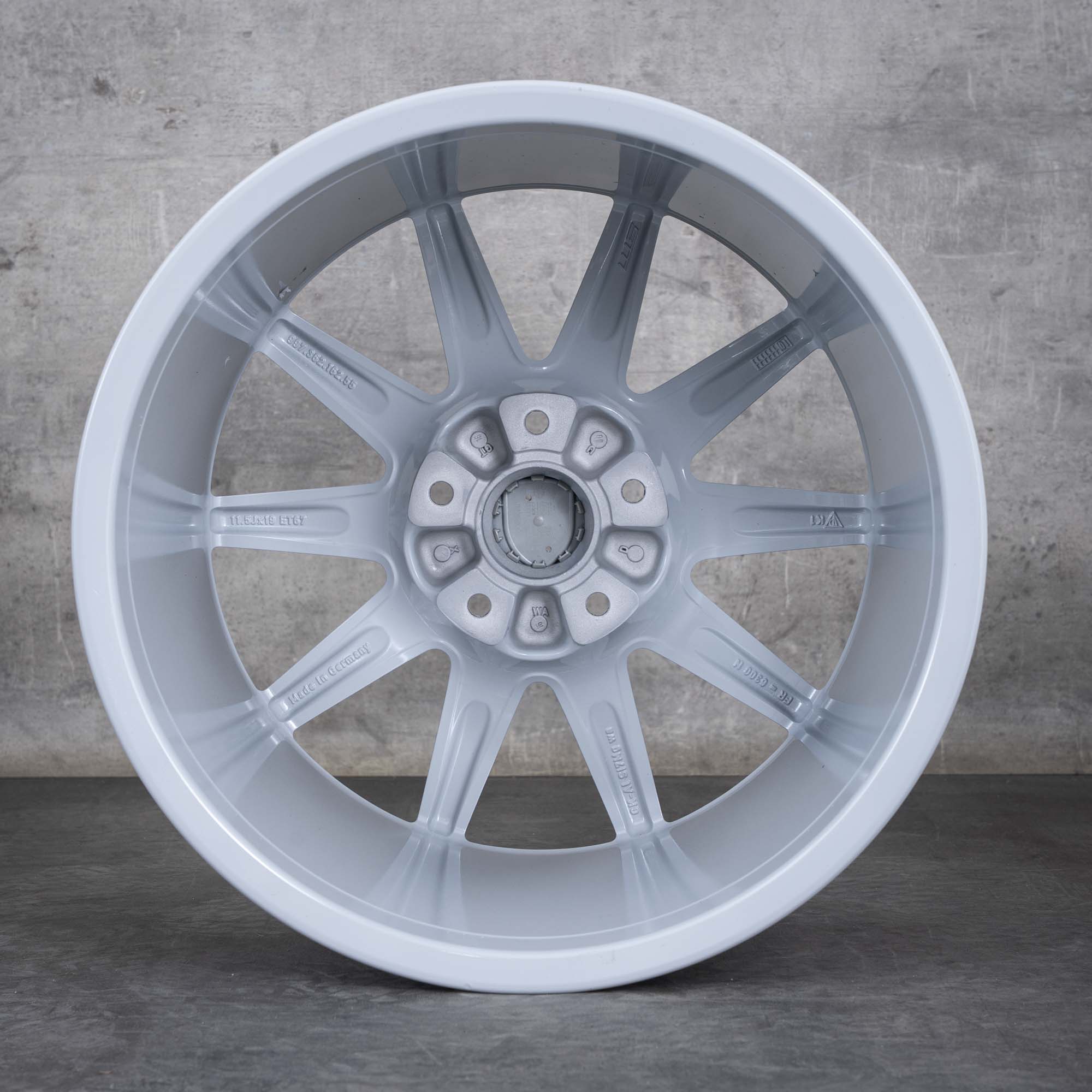 Original Porsche 997 Carrera Felge 19 Zoll C2 C4 99736216255 silber glanz