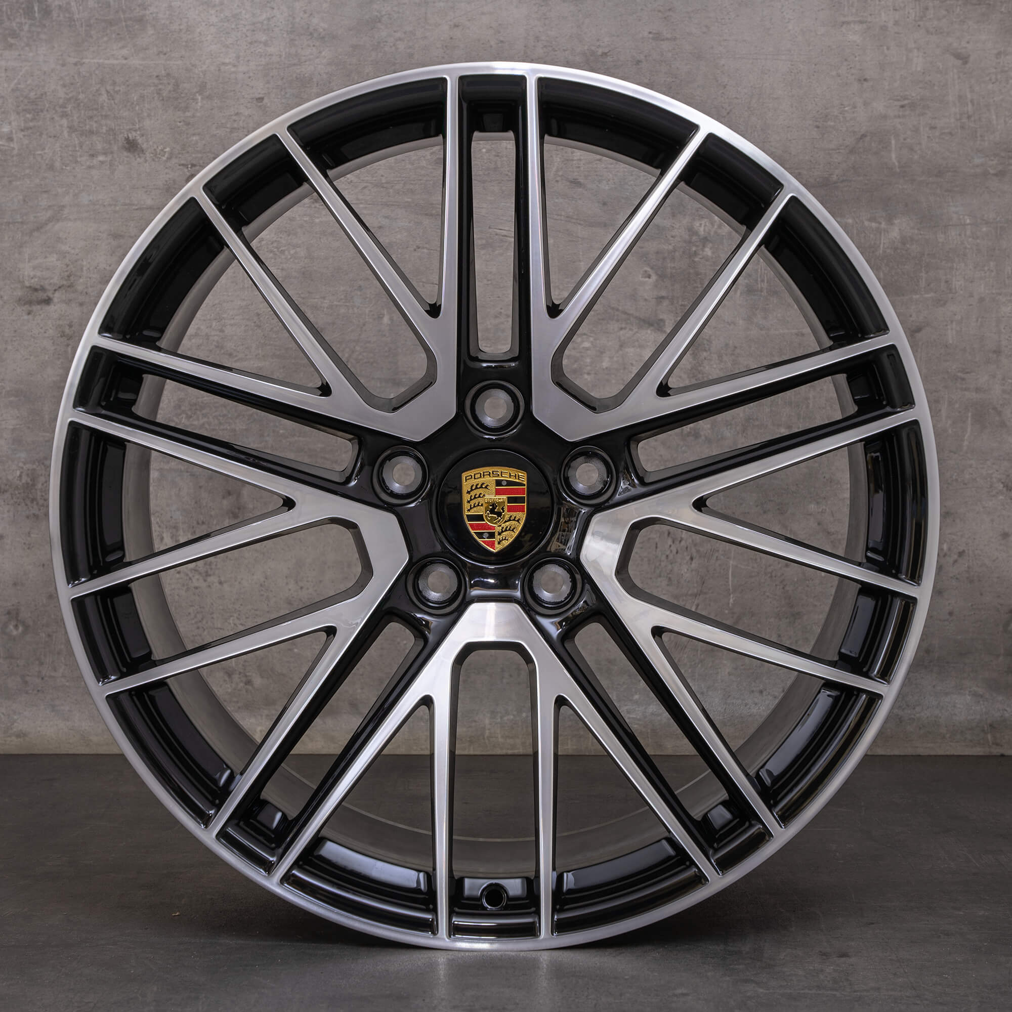 Llantas originales Porsche 911 20 21 pulgadas 992 I 992601025BD 992601025N negro brillante torneado NUEVO