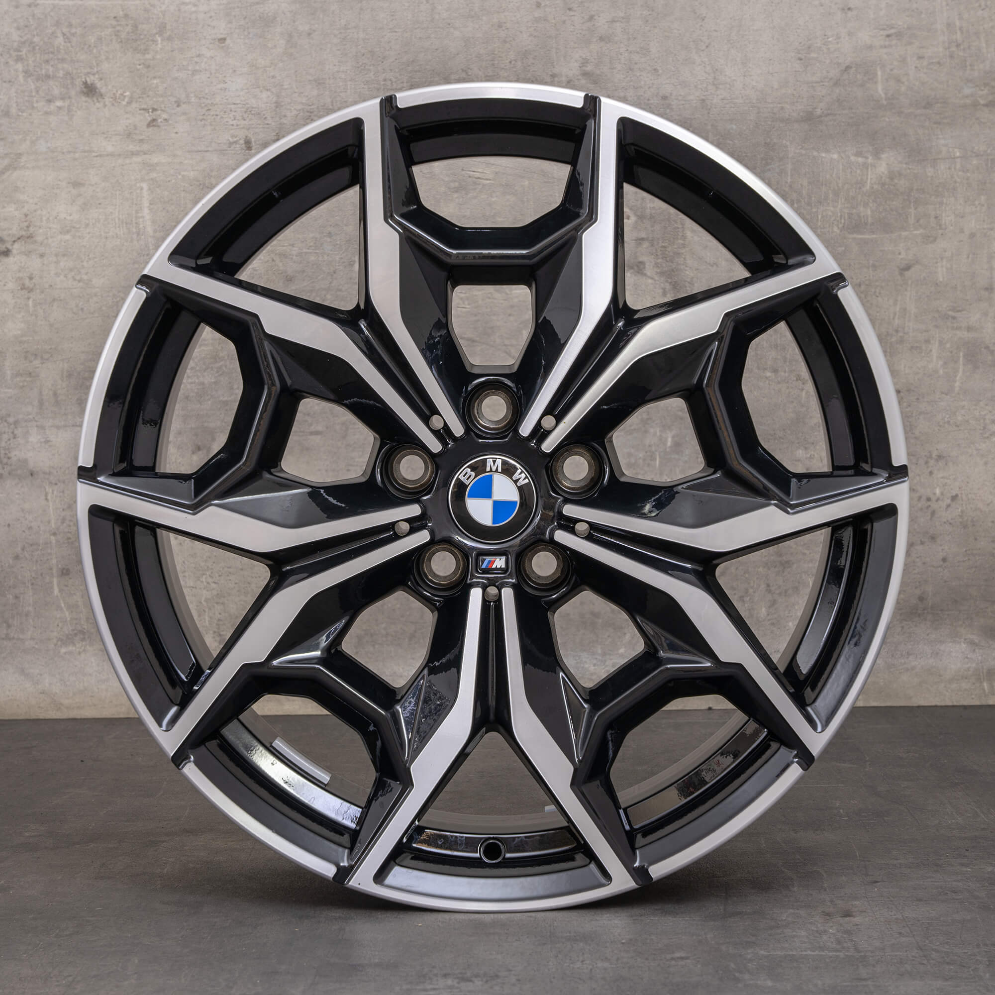 Originale BMW X3 X4 cerchi 19 pollici G01 G02 Styling 887 M 7916263 nero lucido tornito