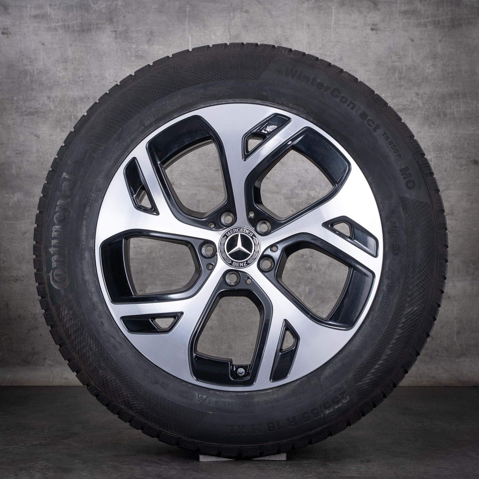 OEM Mercedes-Benz GLC 18-inch winter wheels C254 X254 & hybrid rims A2544010100 A2544014700 Gloss Black