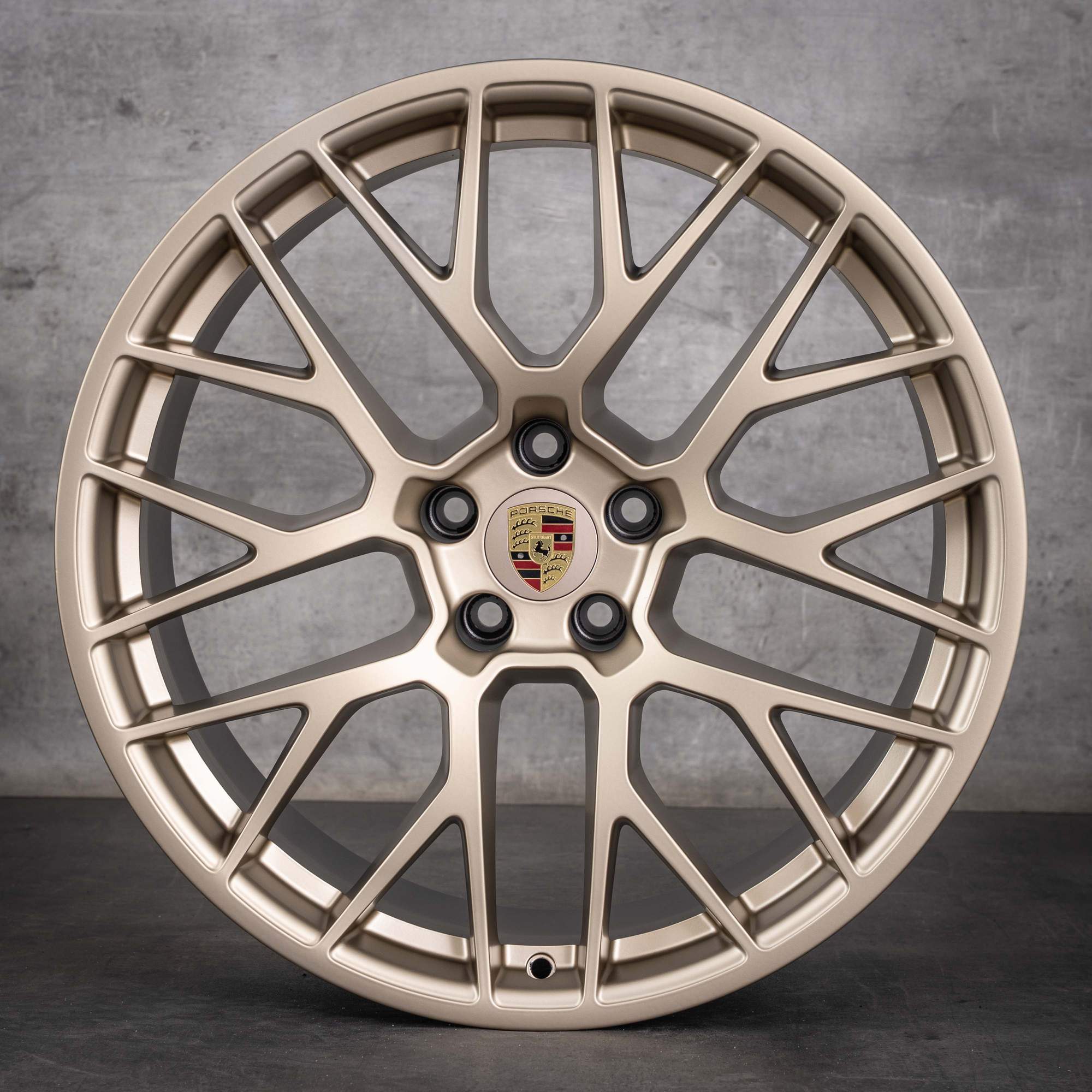 Oryginalne felgi Porsche Macan 20 cali I & II RS Spyder 95B601025DS 95B601025DT neodyme matt