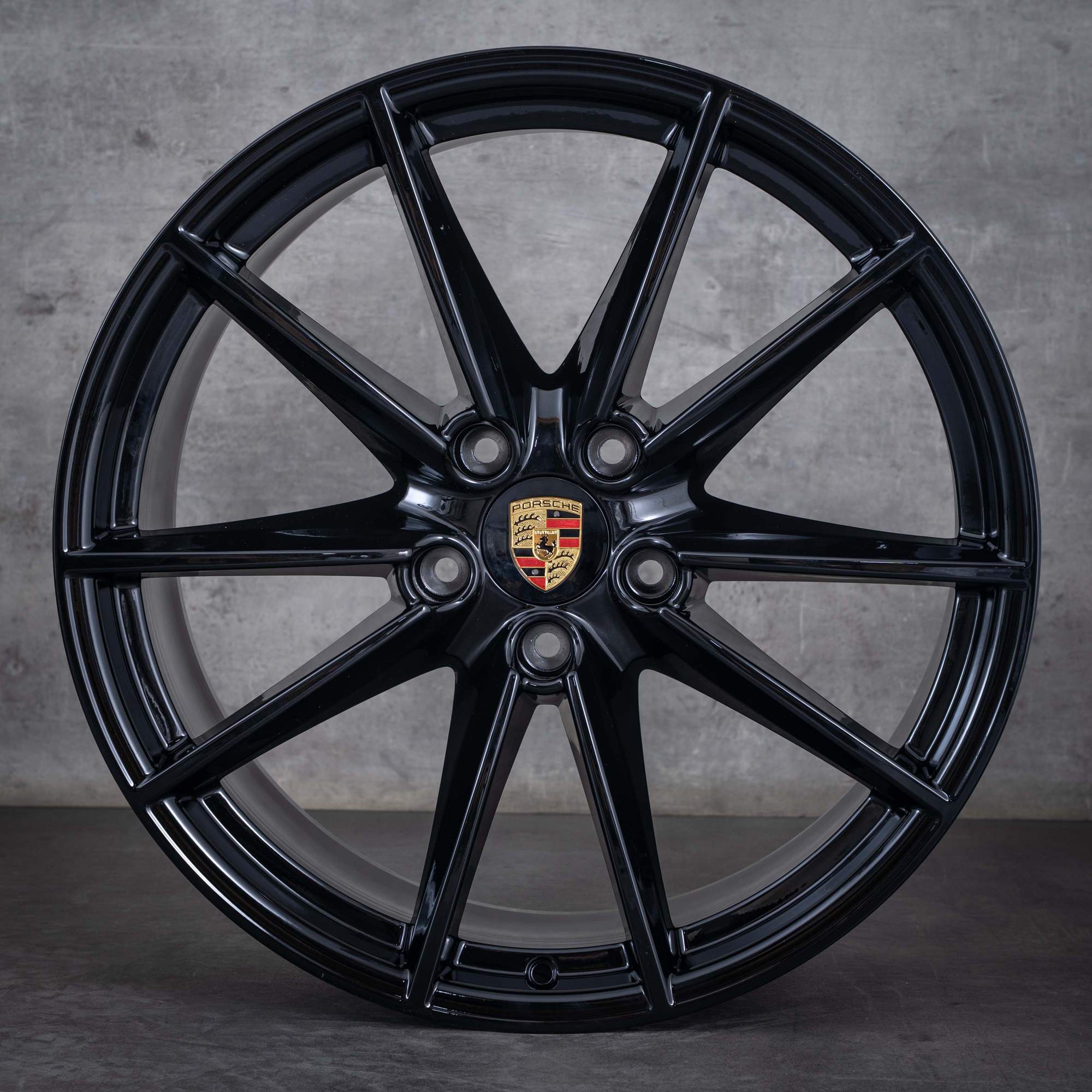 Alkuperäiset Porsche 992 vanteet 20 21 tuuman I 992601025C 992601025E Carrera S rengas musta kiiltävä