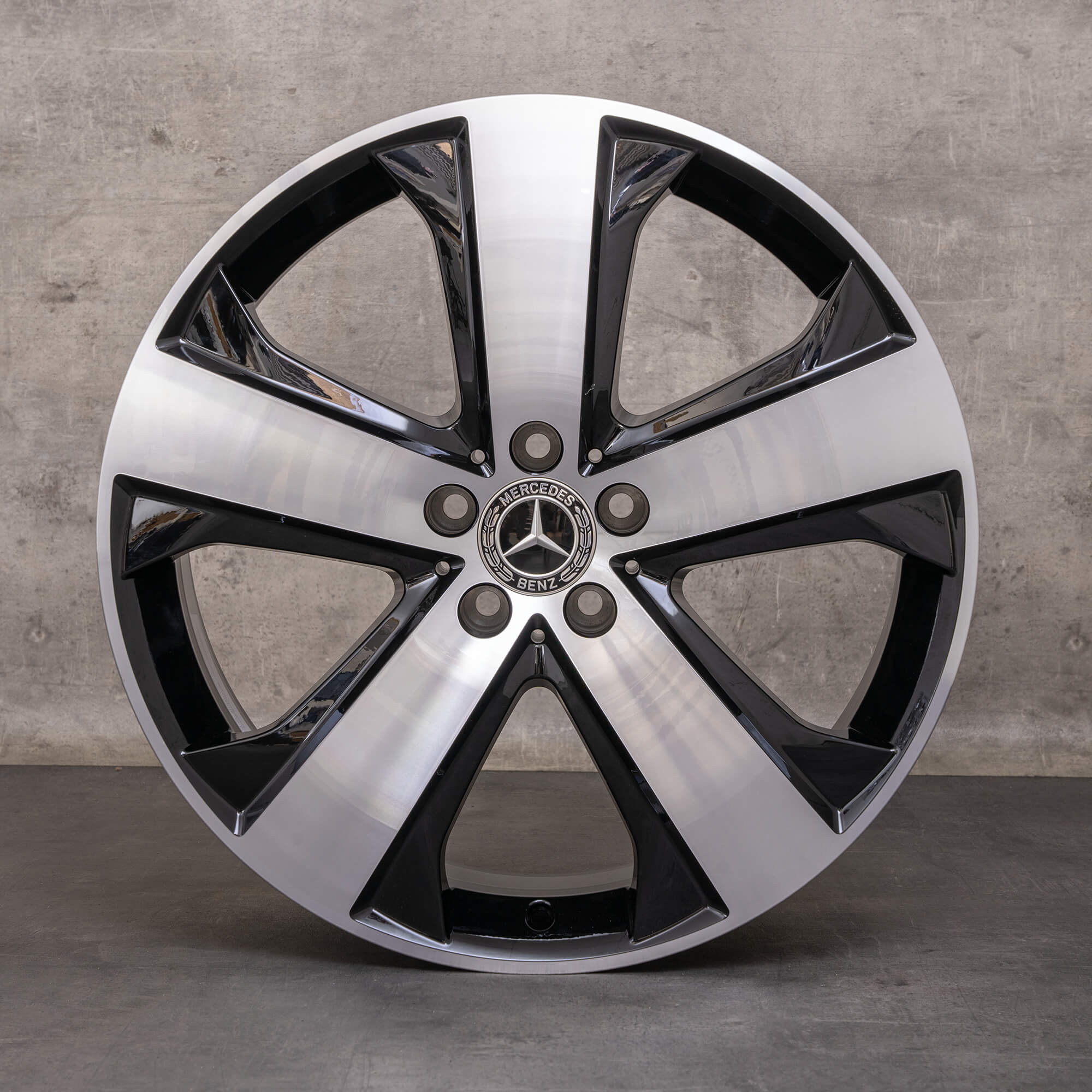 Alkuperäiset Mercedes Benz GLS vanteet 20 tuuman X167 A1674015000 A1674015400 musta kiillotettu.