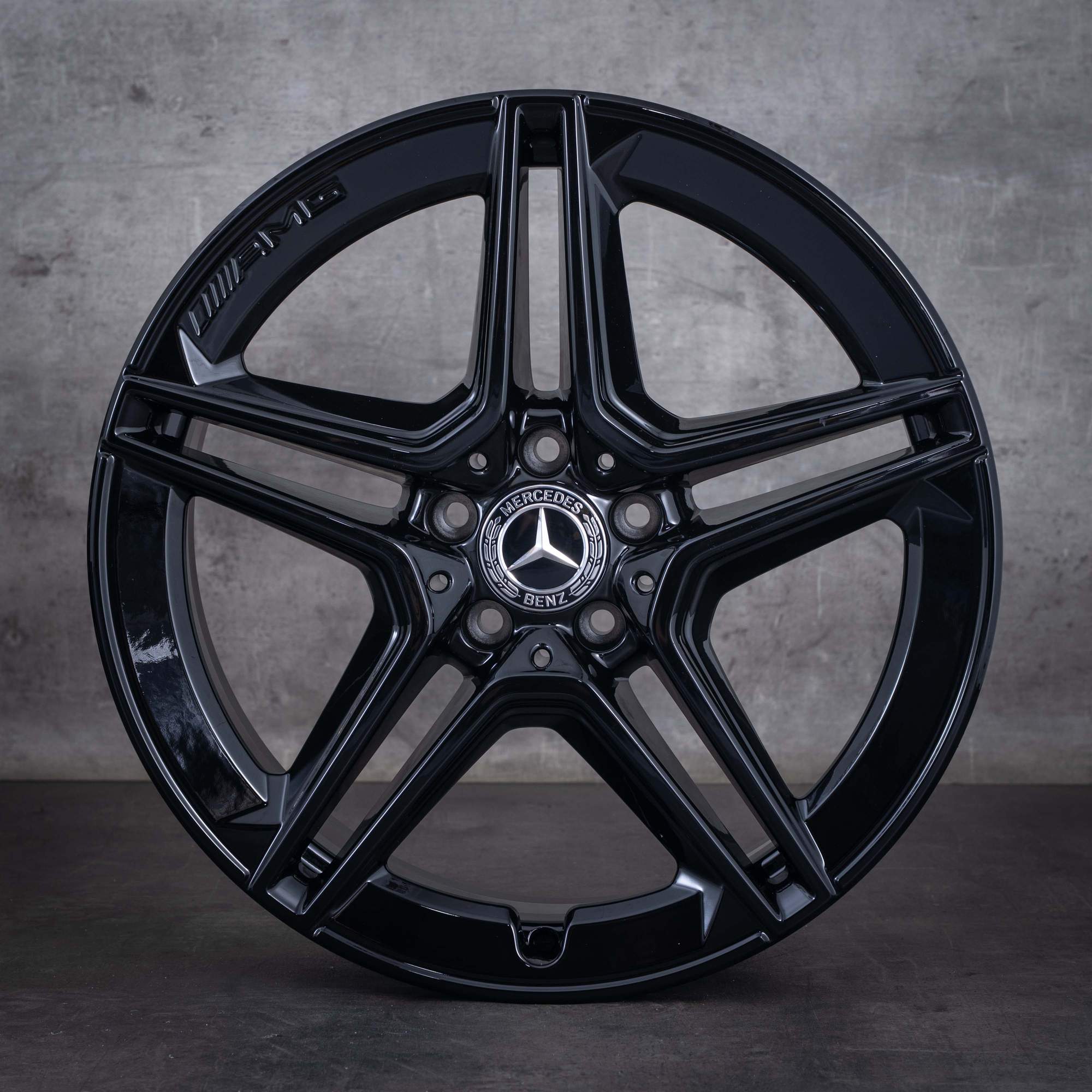 Original Mercedes Benz CLS AMG Felgen 19 Zoll C257 A2574011500 schwarz glanz
