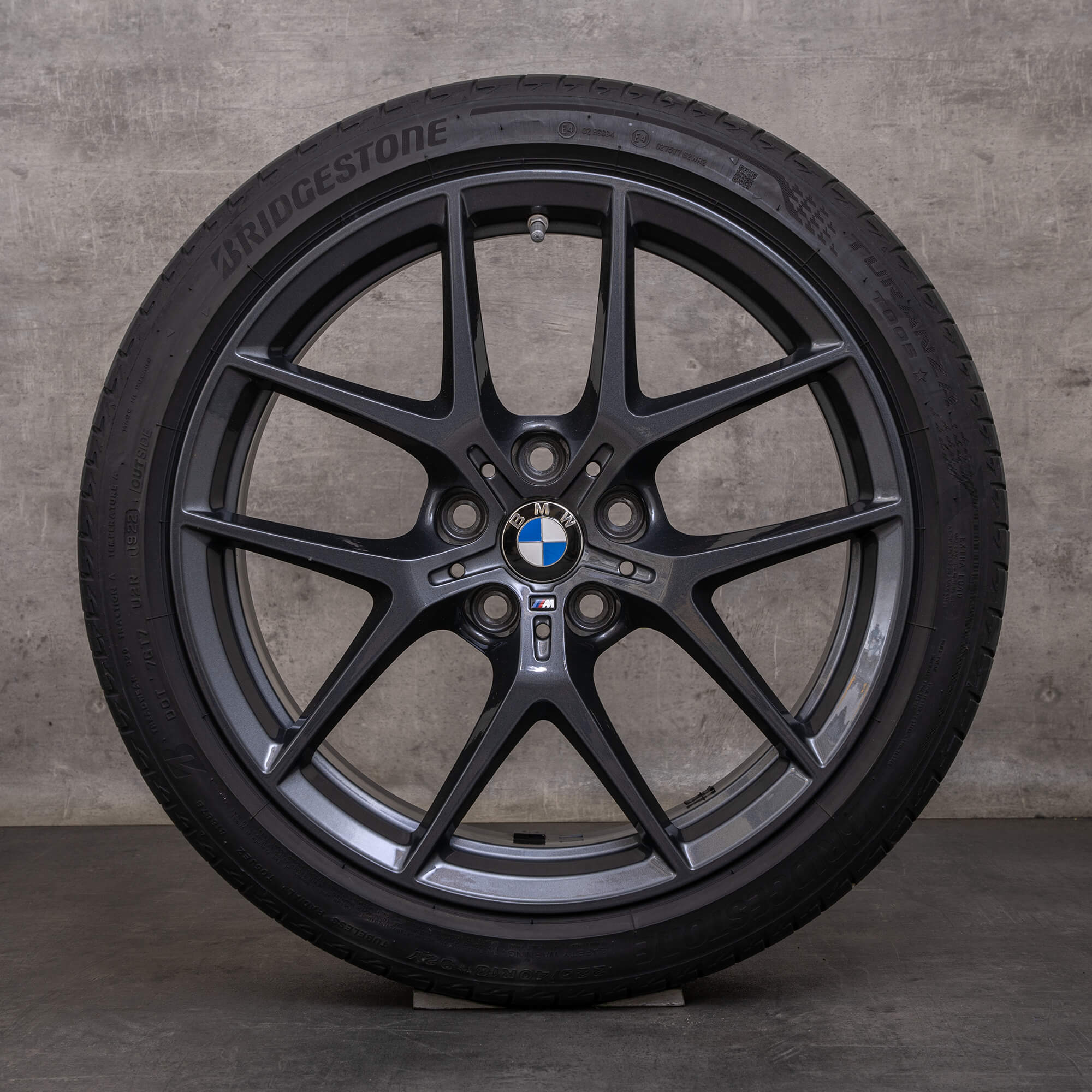 Original BMW 1er 2er Felgen 18 Zoll F40 F44 Gran Coupé Sommerräder Styling 554 M 8092353 orbitgrey