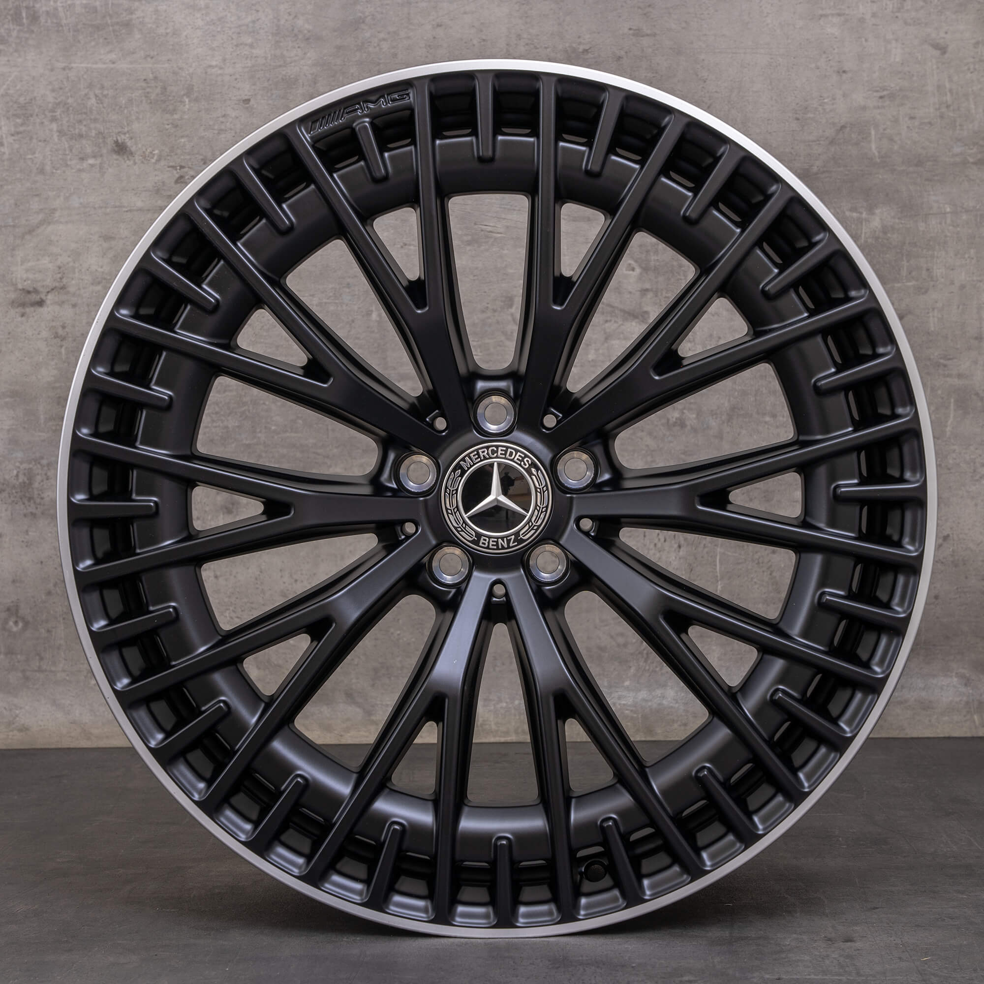 Oryginalne felgi Mercedes Benz EQS 53 AMG 21 cali V297 4Matic+ A2974012900 czarny mat Polerowane NOWOŚĆ