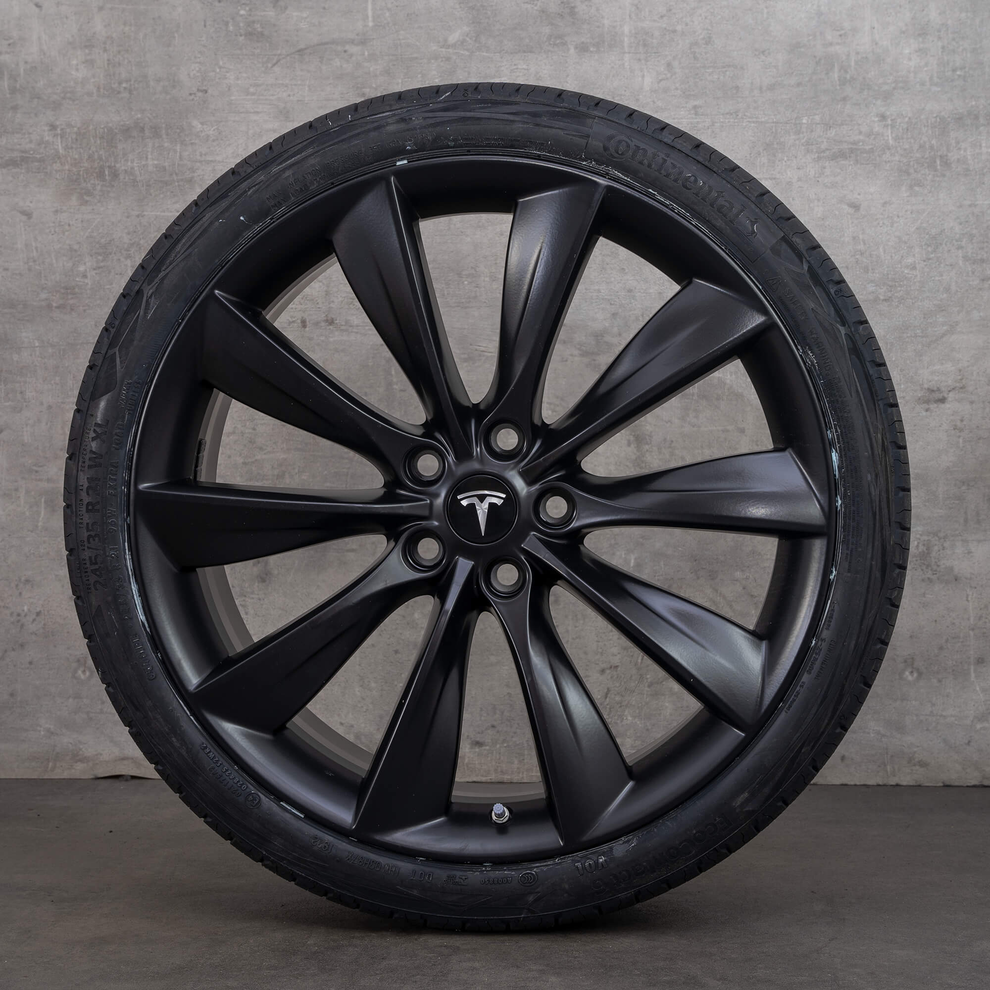 Tesla Model S 5YJS Yaz jantları 21 inç Türbin jantlar 6005868-00-D YENİ