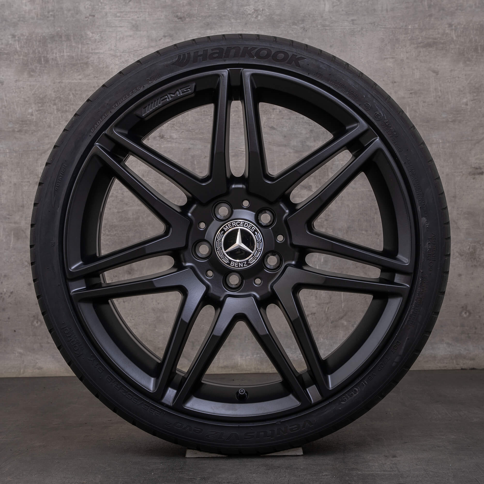 Orijinal Mercedes Benz E-Serisi jantlar 19 inç C207 A207 yaz jant lastik A2124011900 siyah mat