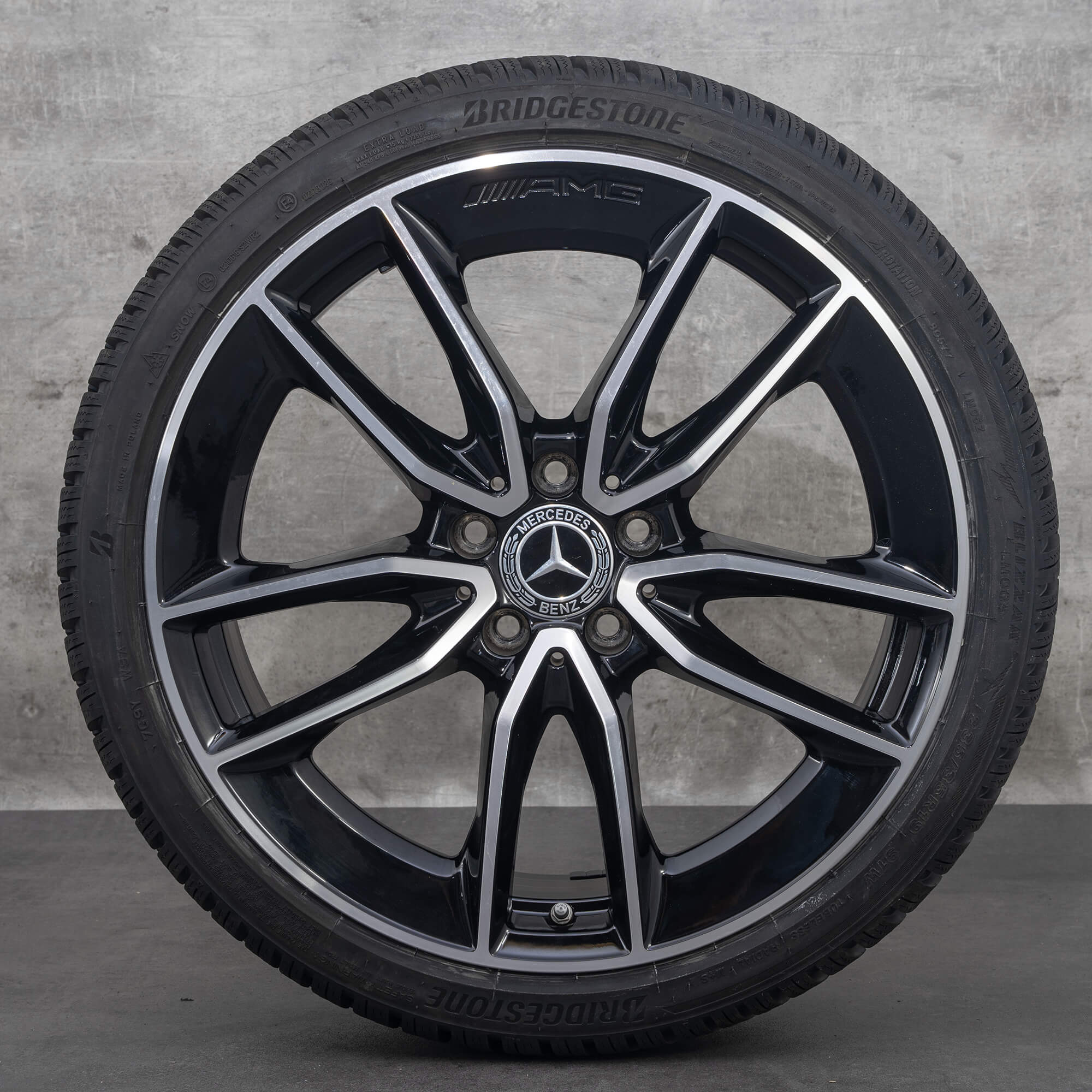 Mercedes Benz 19 cali felgi AMG Klasa A35 W177 opony zimowe koła NOWE