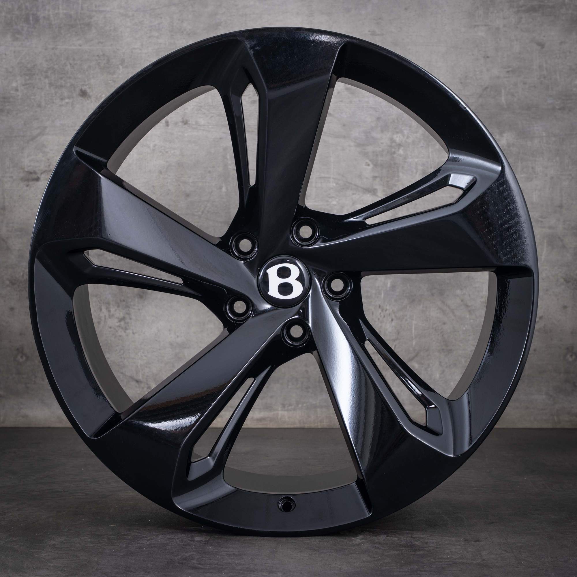 Alkuperäiset Bentley Bentayga -vanteet 22 tuumaa 4V1 36A601025G 36A601025D kiiltävä musta