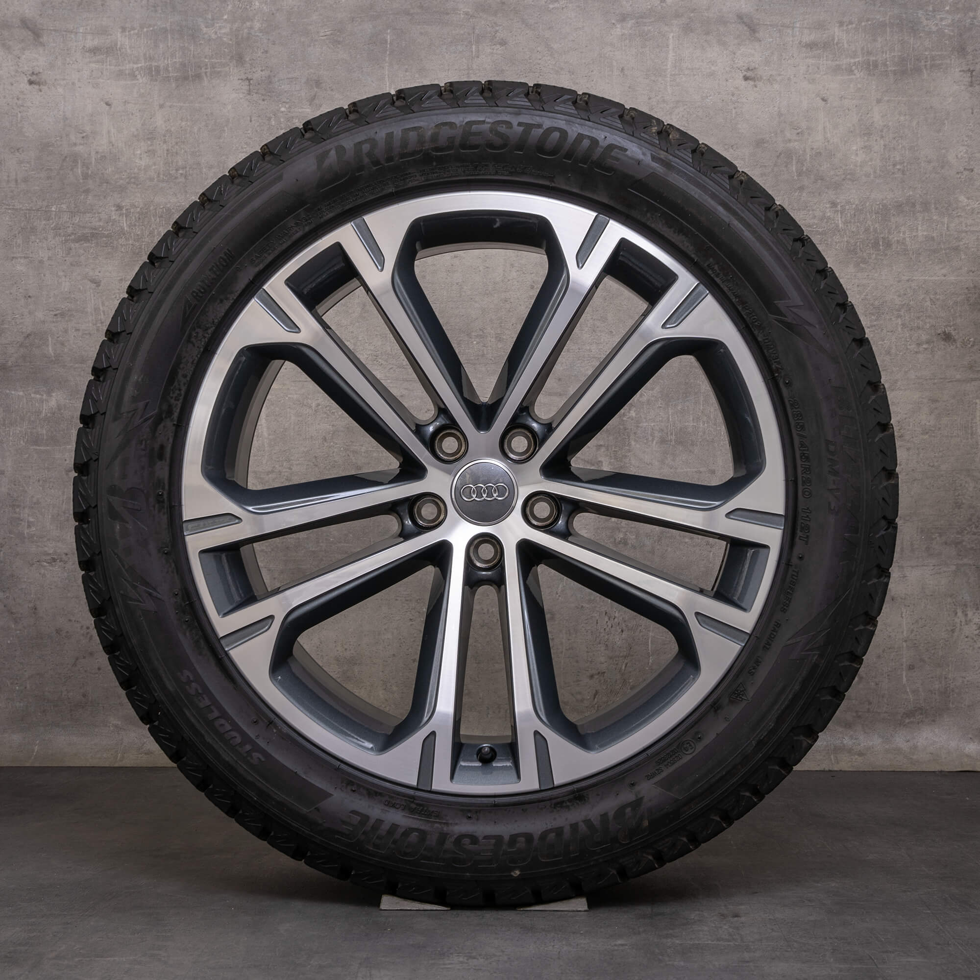 Original Audi Q7 SQ7 Winterräder 20 Zoll 4M Felgen 4M0601025EA graphitgrau glanzgedreht