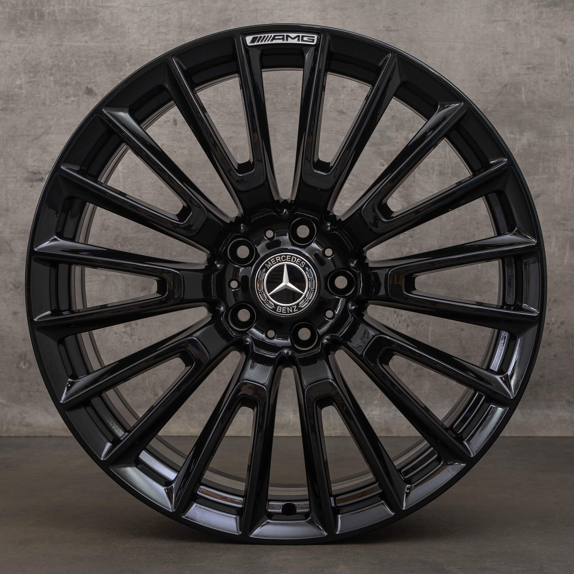 Original AMG Mercedes G Klasse W465 22 Zoll Felgen A4654011000 schwarz