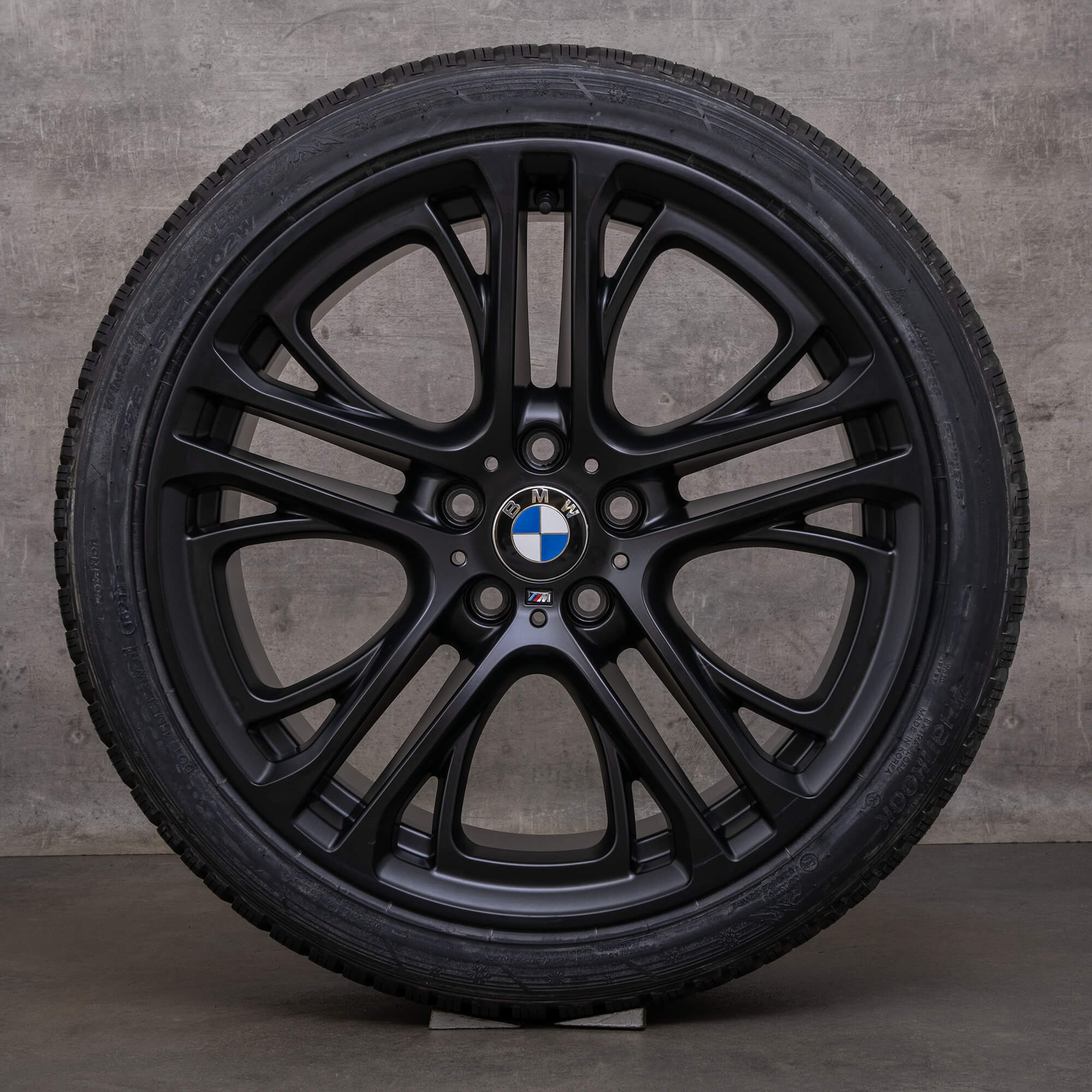 Originale BMW X3 X4 fælge 20 tommer F25 F26 sommerdæk styling 310 M 6787582 6787583 sort blank