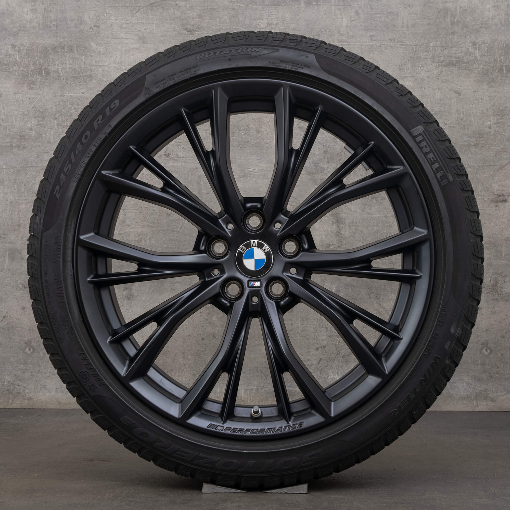 BMW série 5 G30 G31 8 G14 G15 G16 roues hiver jantes 19 pouces pneus 6885455