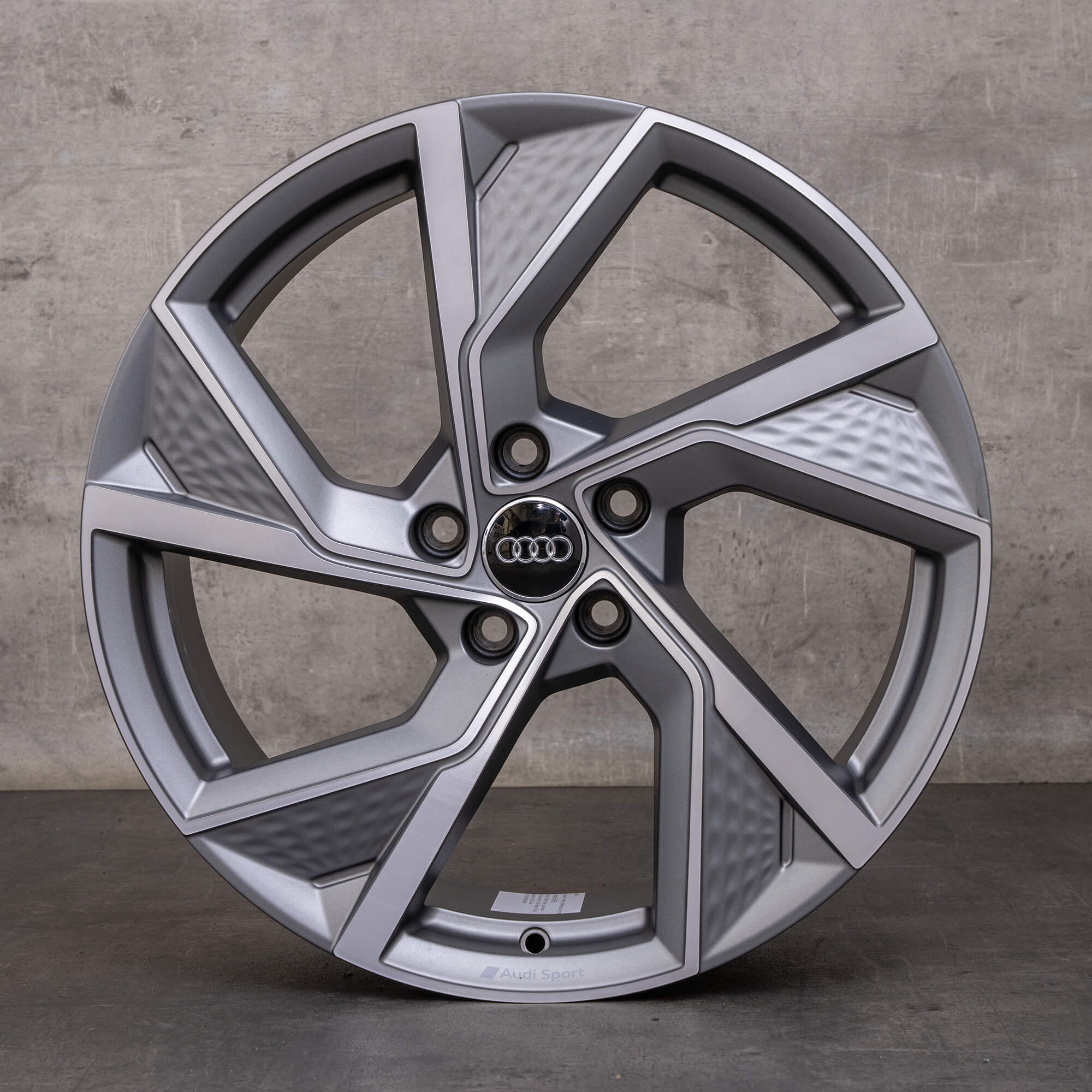 Originale Audi A3 S3 fælge 19 tommer 8Y 8V 8Y0601025Q antracit mat højglans finish