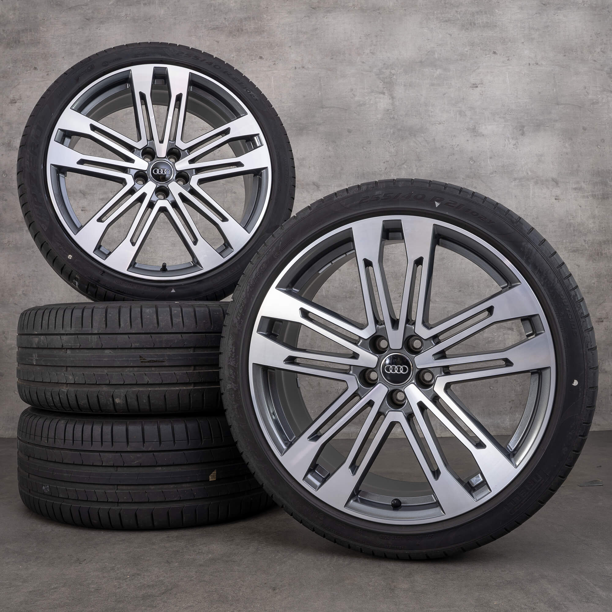 Audi Softline Rims Audi 21 inch rims Q5 SQ5 FY S line summer tires wheels 80A601025AC