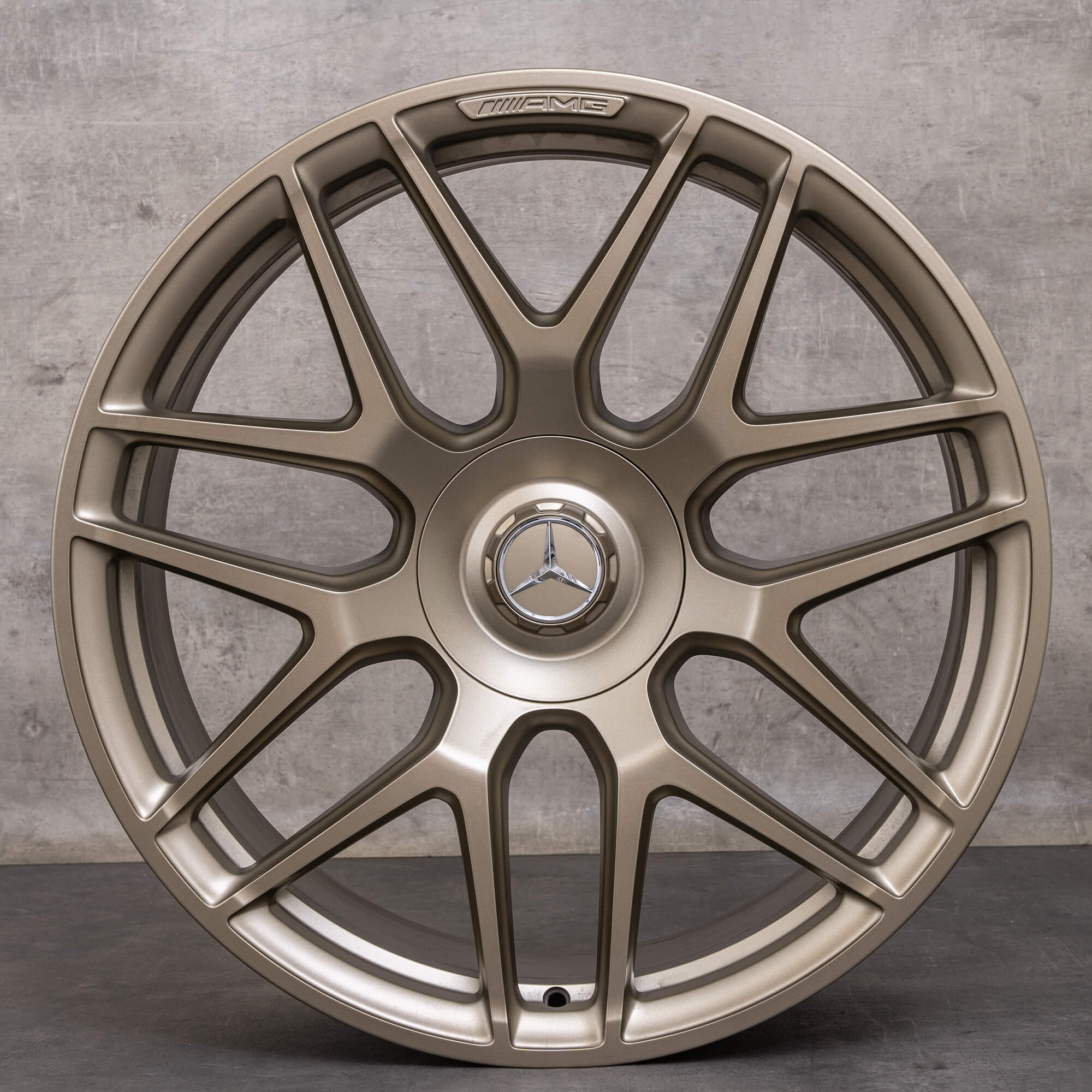 Original Mercedes Benz G-Klasse G 63 AMG Grand Edition Felgen 22 Zoll W465 W463A A4634012000 Tech Gold NEU