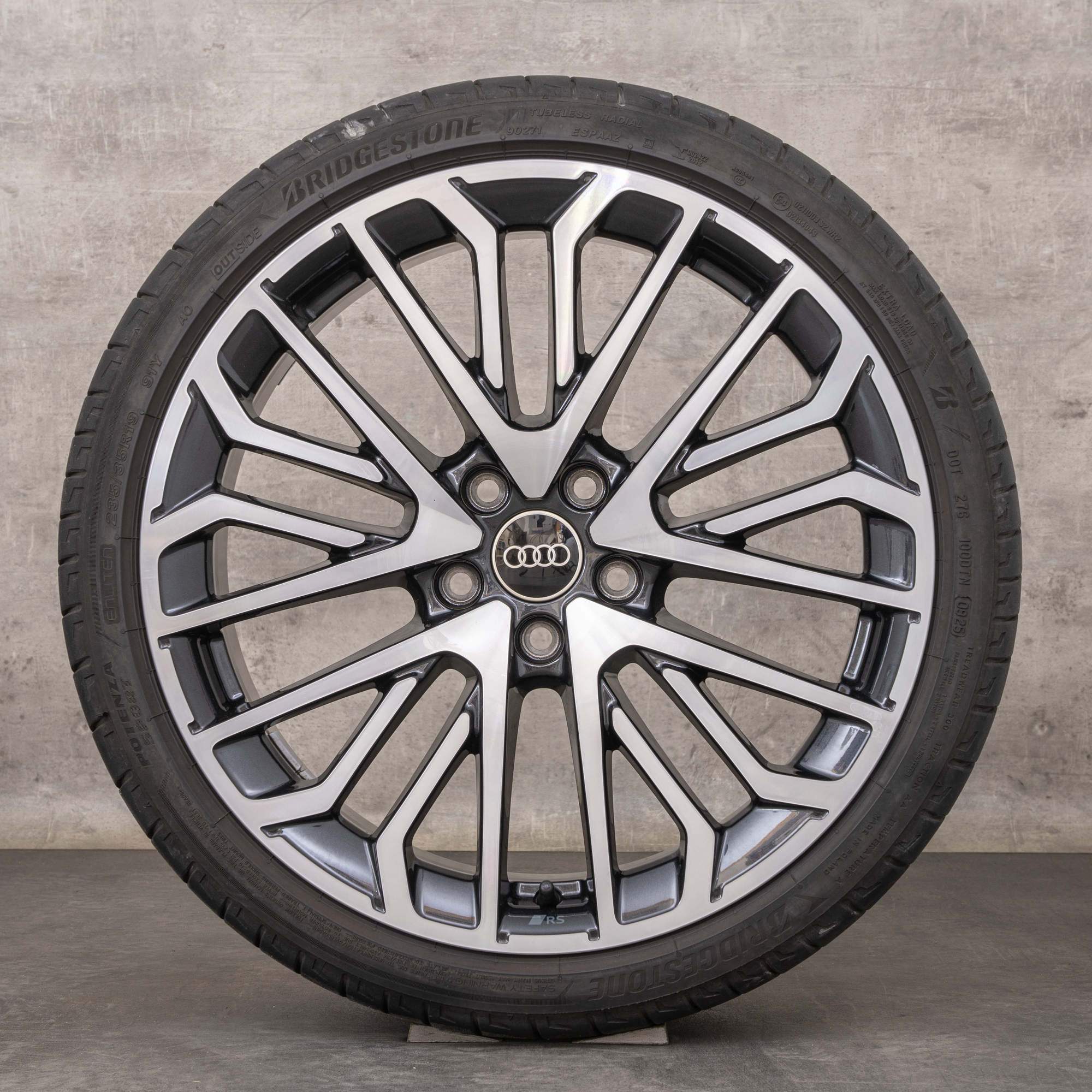 Llantas originales Audi A3 S3 RS3 de 19 pulgadas 8V 8Y ruedas verano 8Y0601025DC granito pulido brillante