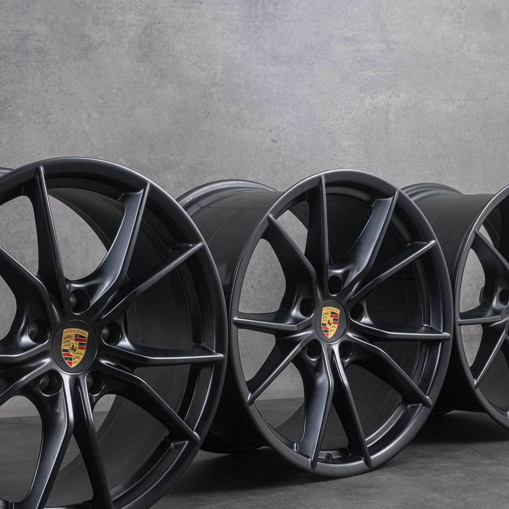 Originale Porsche 20 tommer fælge 991 II Carrera 4 S C4 99136276003 silkemat JE1