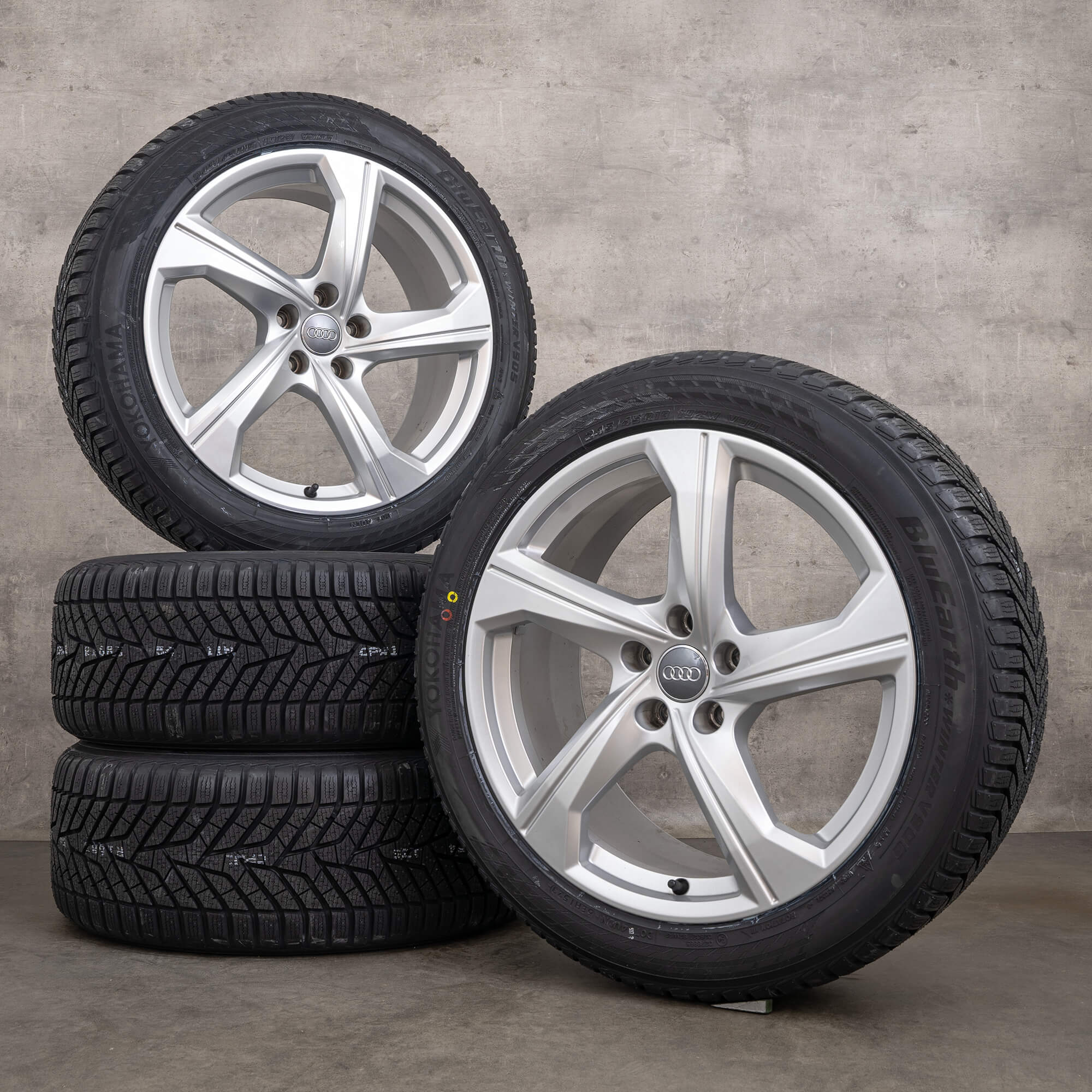 Audi A6 S6 4K C8 winter wheels 19 inch rims tires 4K0601025AJ silver