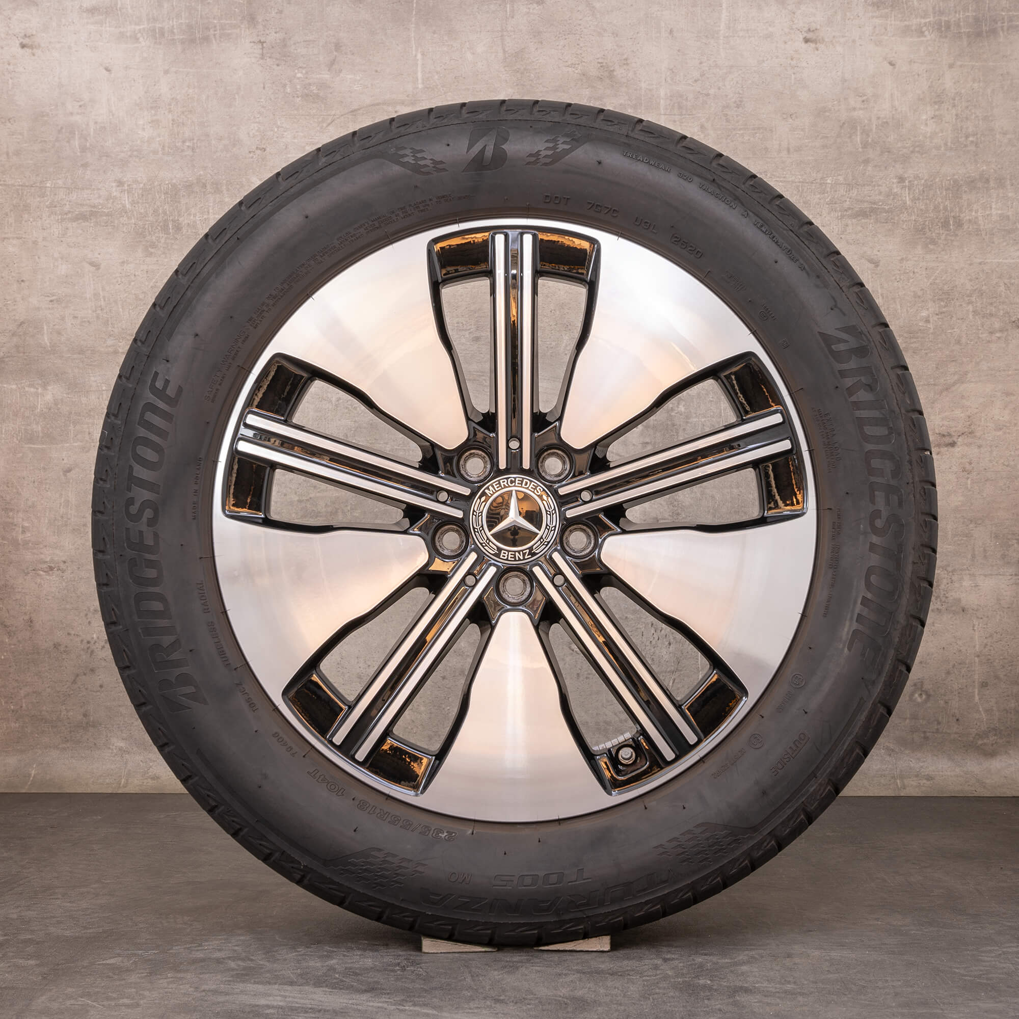 美品◆ベンツ EQA H243 EQB X243純正ホイール18インチ4本セット OEM Mercedes Benz EQA EQB rims 18 inch H243 X243 summer wheels