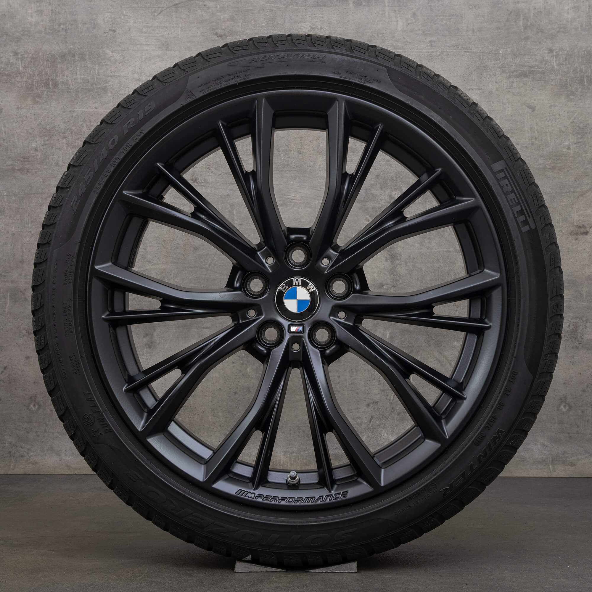 BMW série 5 G30 G31 8 G14 G15 G16 roues hiver jantes 19 pouces pneus 6885455