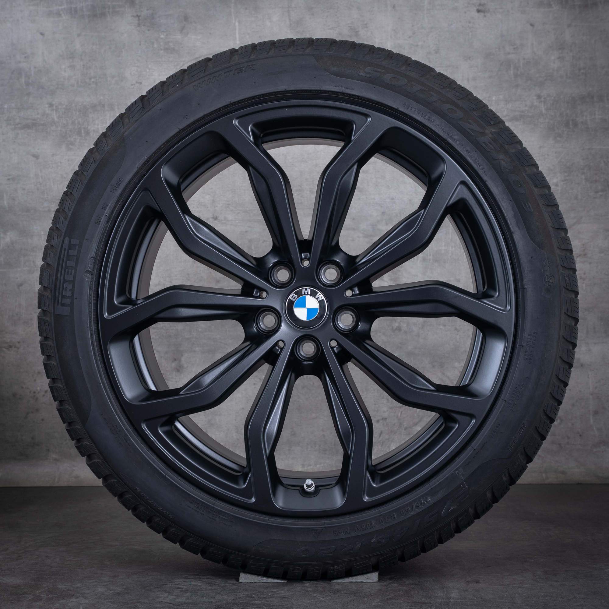 Oryginał BMW X3 X4 koła 20 cali G01 G02 letnie stylizacja 695 6881208 6881209 czarny mat