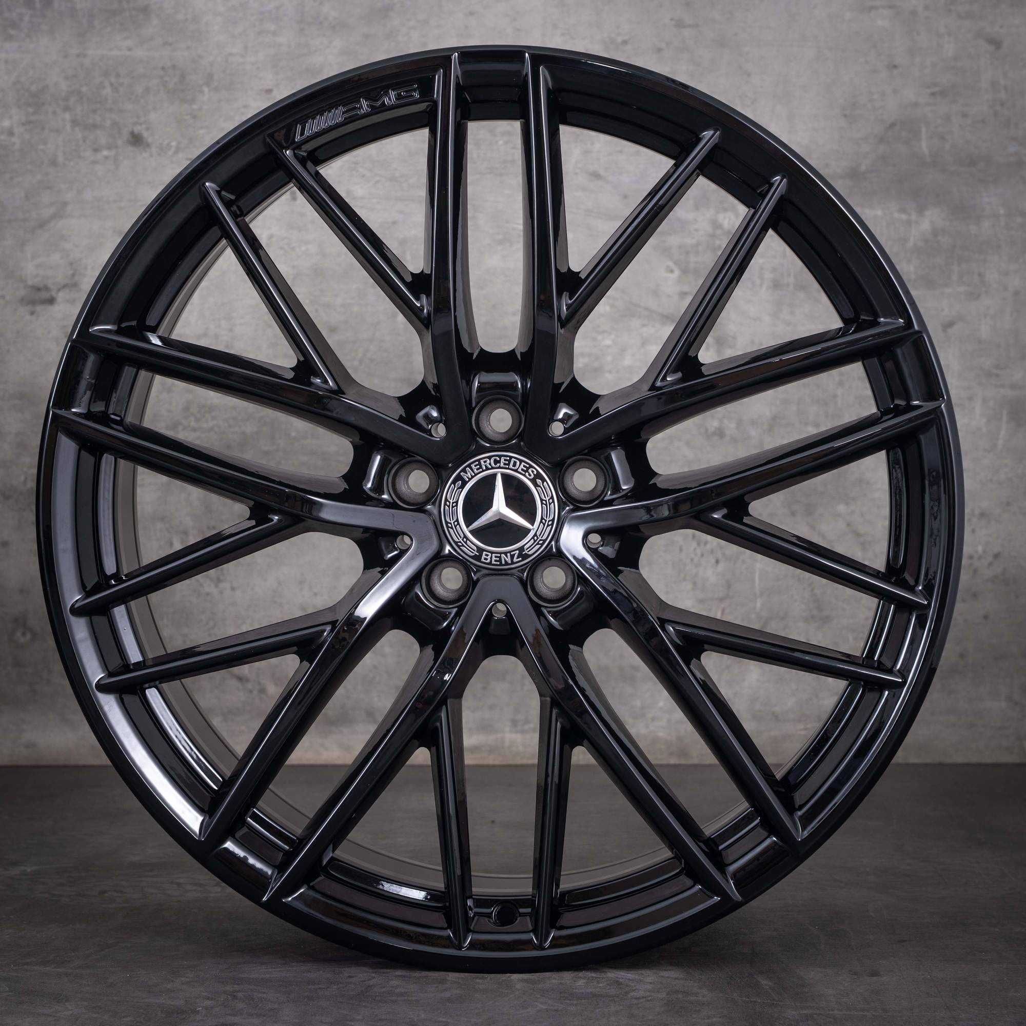 Oryginalne felgi Mercedes-Benz GLC 43 AMG 21 cali C253 X253 A2534015700 A2534015800 czarne z połyskiem
