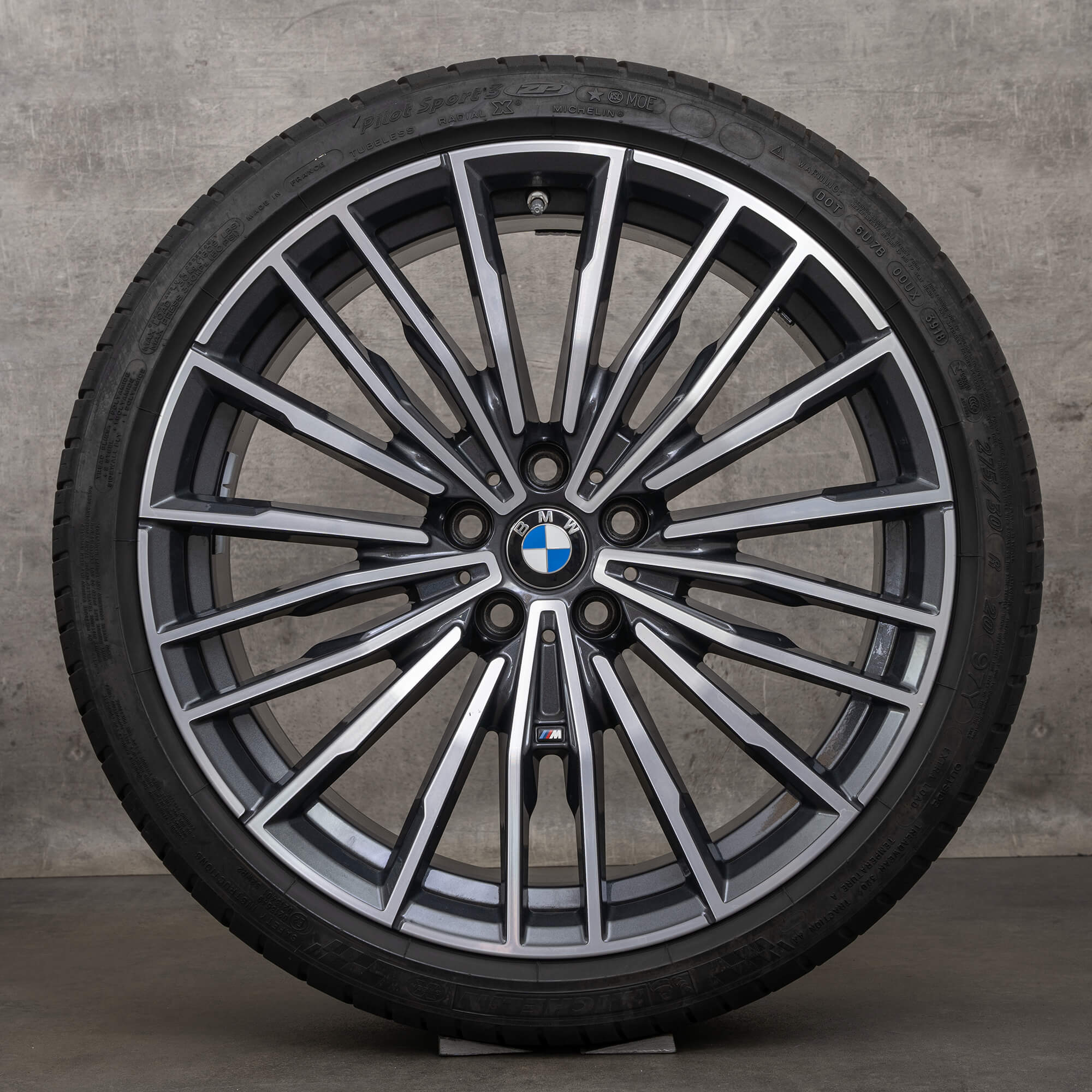 BMW 8er G14 G15 G16 Sommerräder 20 Zoll Felgen 729 M Sommerreifen Alufelgen