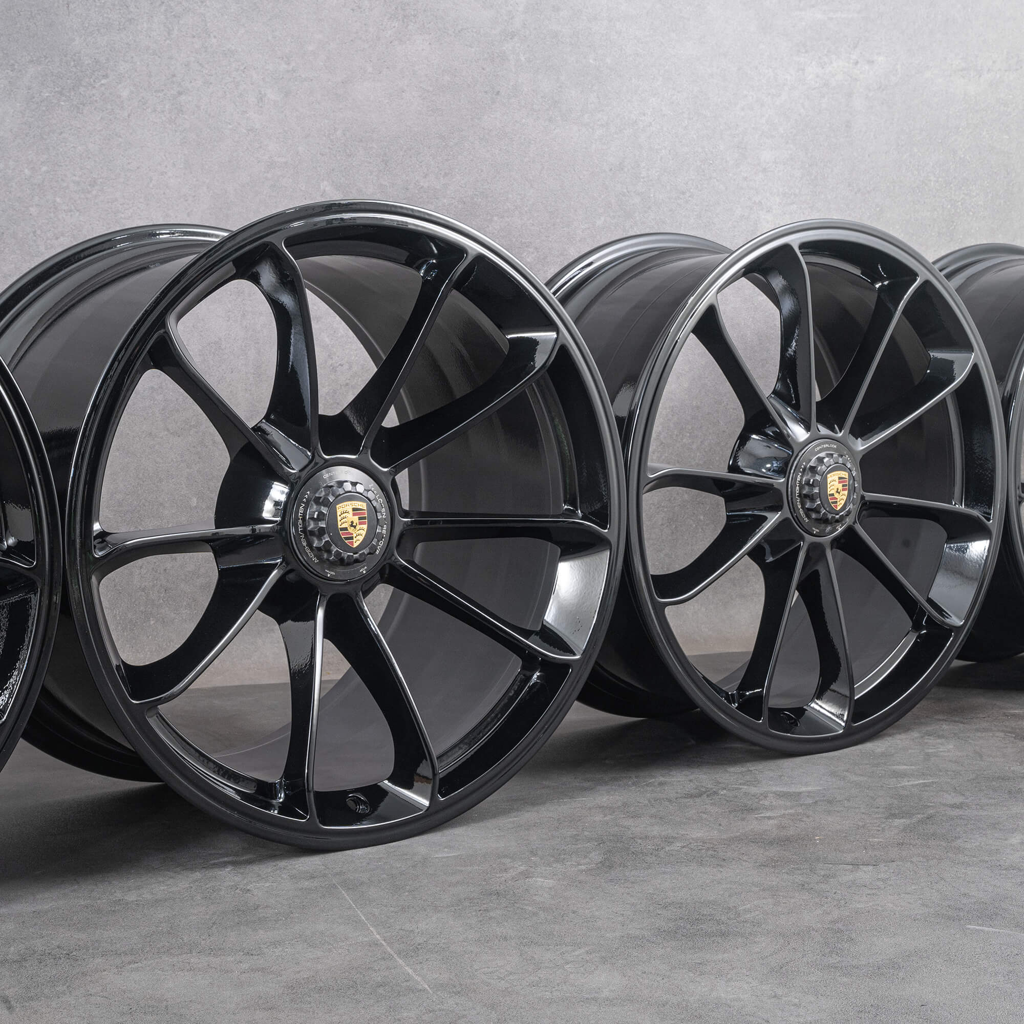 Originální ráfky Porsche 991 20 palců GT3 RS GT2 99136216282 99136216883 black