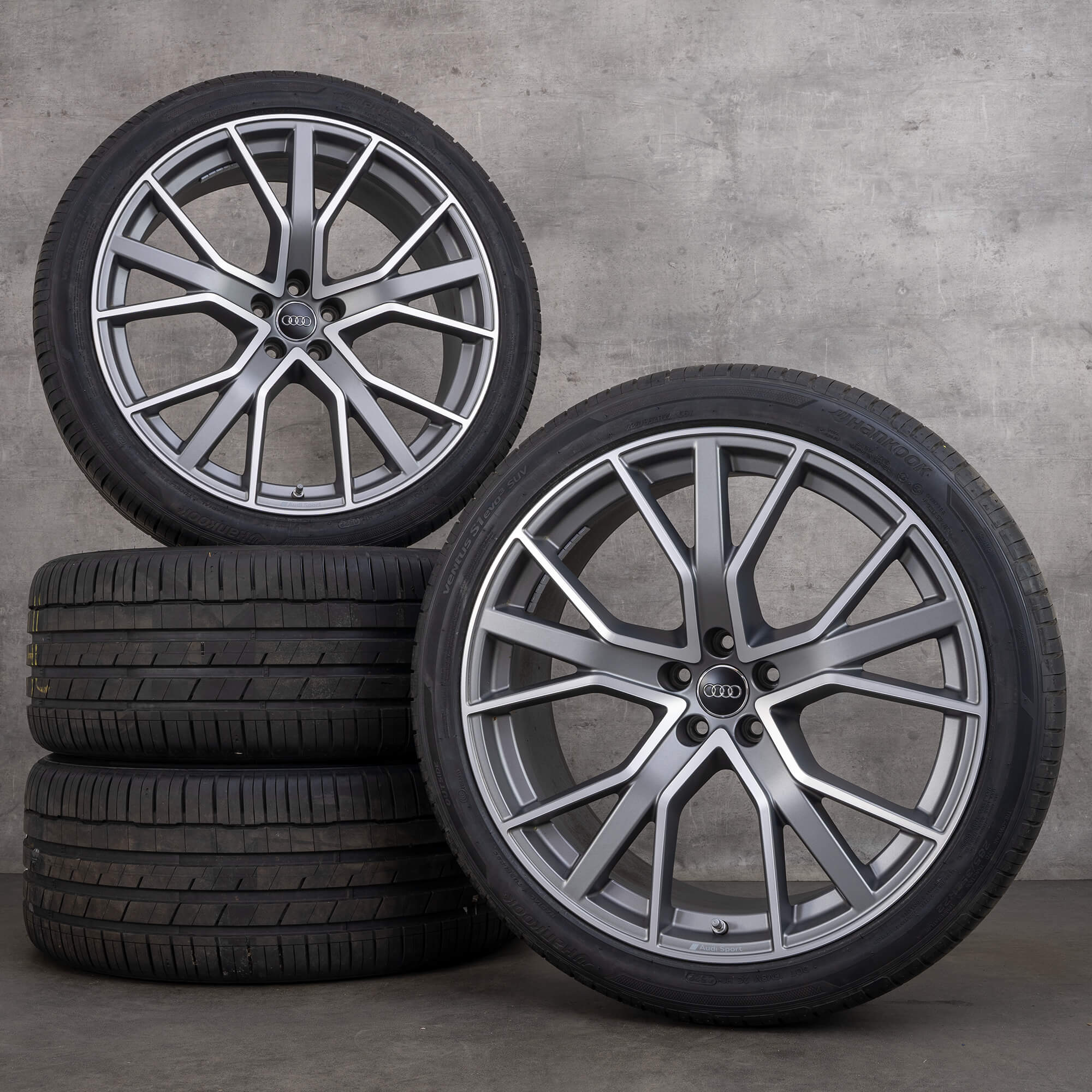 Audi Q7 SQ7 4M sommerfelger 22 tommer sommerdekk felger 4M0601025CP