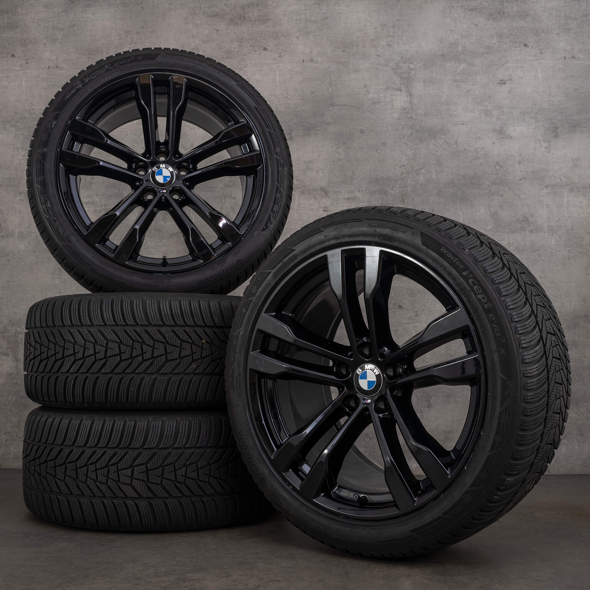 BMW X5 E70 F15 X6 F16 ruote invernali OEM cerchi pneumatici 20 pollici 468