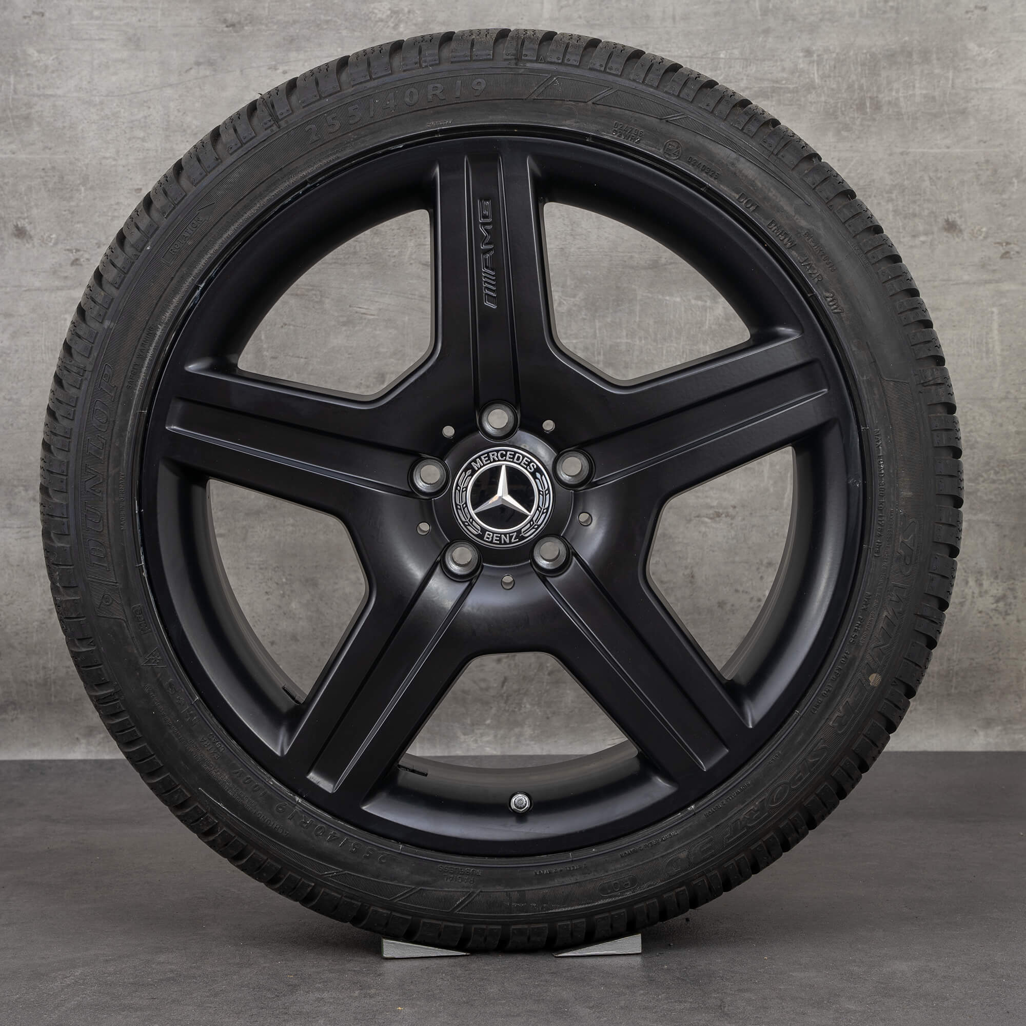 OEM AMG Mercedes Benz S-Class CL winter wheels 19 inch W221 C216 A2214012602 black matt