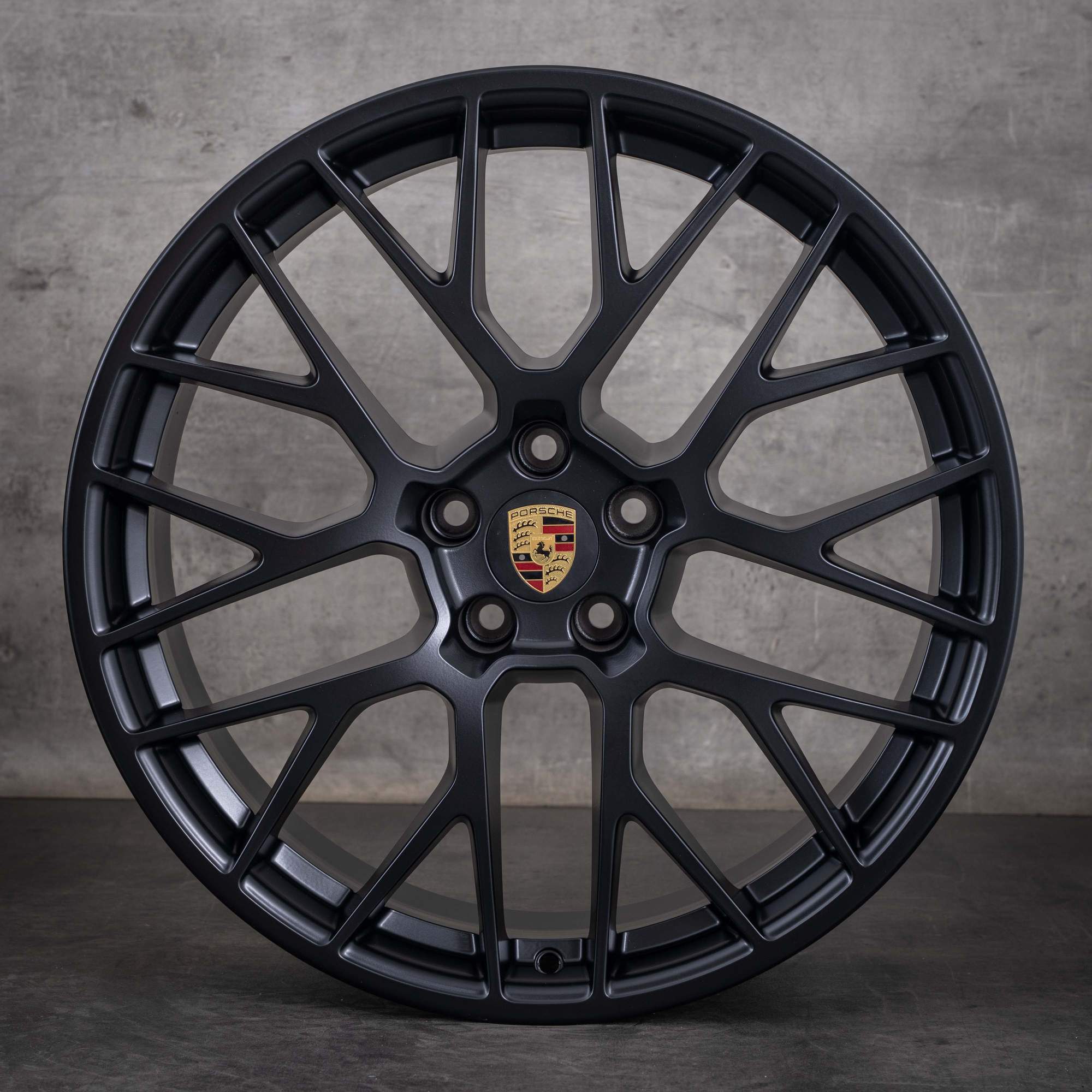 Alkuperäiset Porsche Macan -vanteet 20 tuumaa I & II RS Spyder 95B601025DS 95B601025DT mattamusta