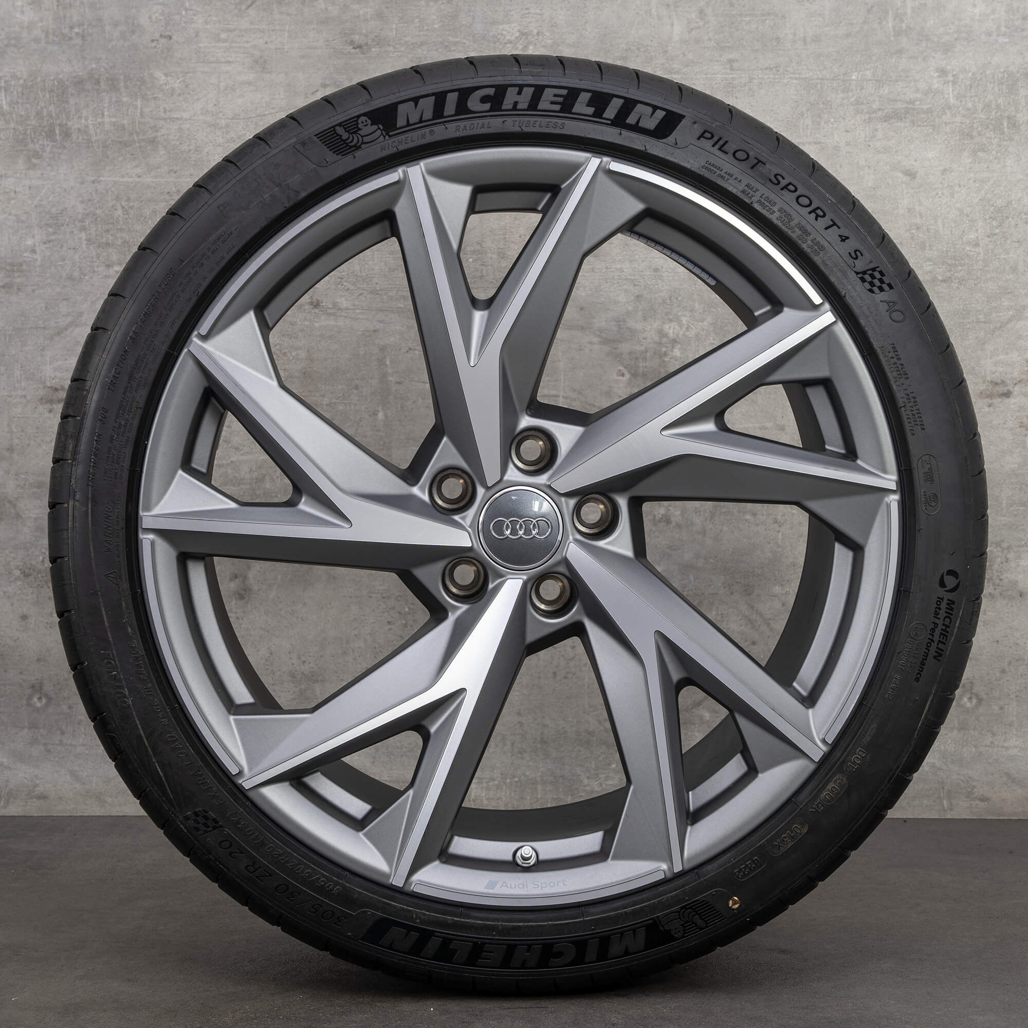 Audi 20 tommer fælge R8 4S V10 alu sommerdæk sommerhjul Evo Design