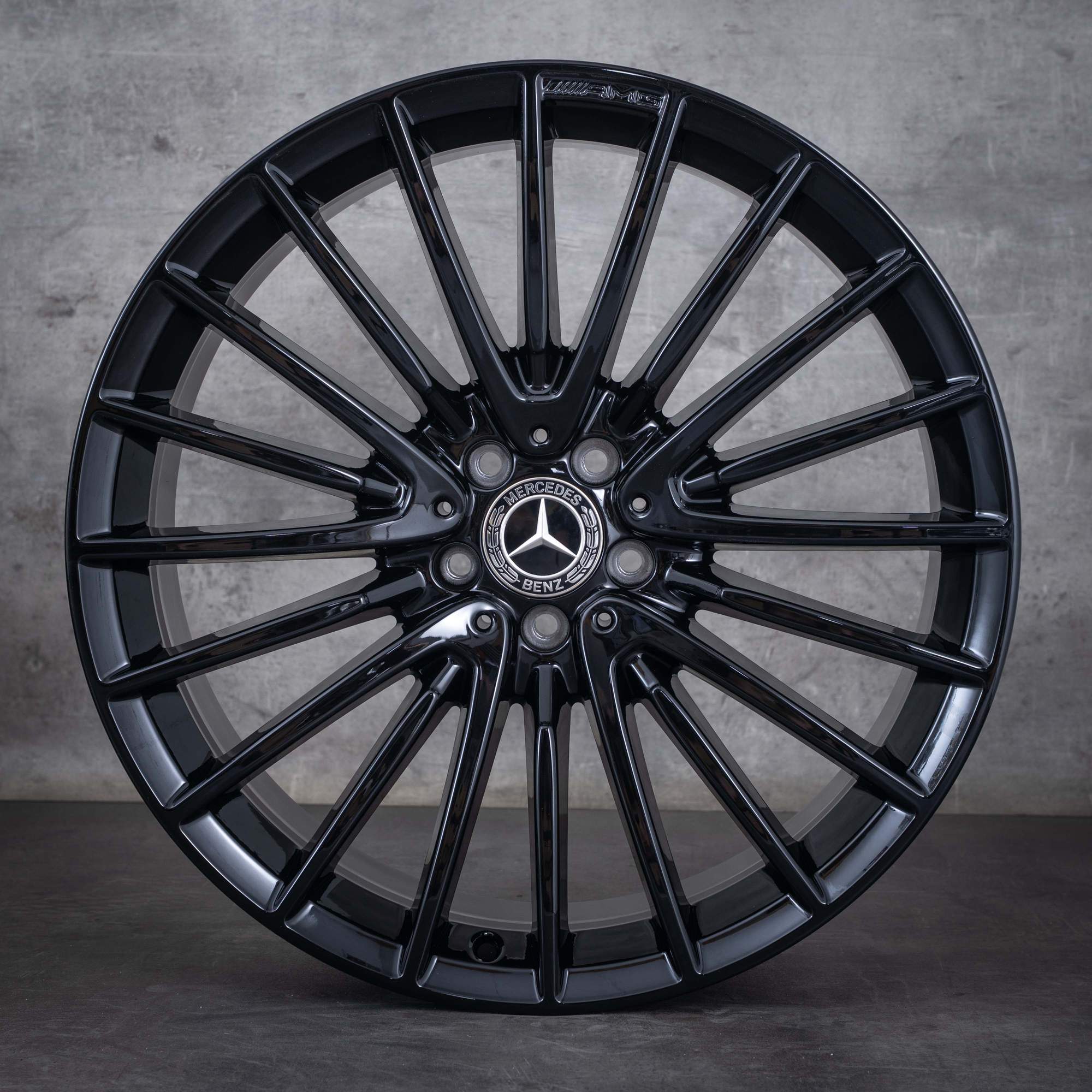 Oryginał Mercedes Benz Klasa S Felgi 21 cali W223 V223 A2234011700 A2234011800 czarny mat