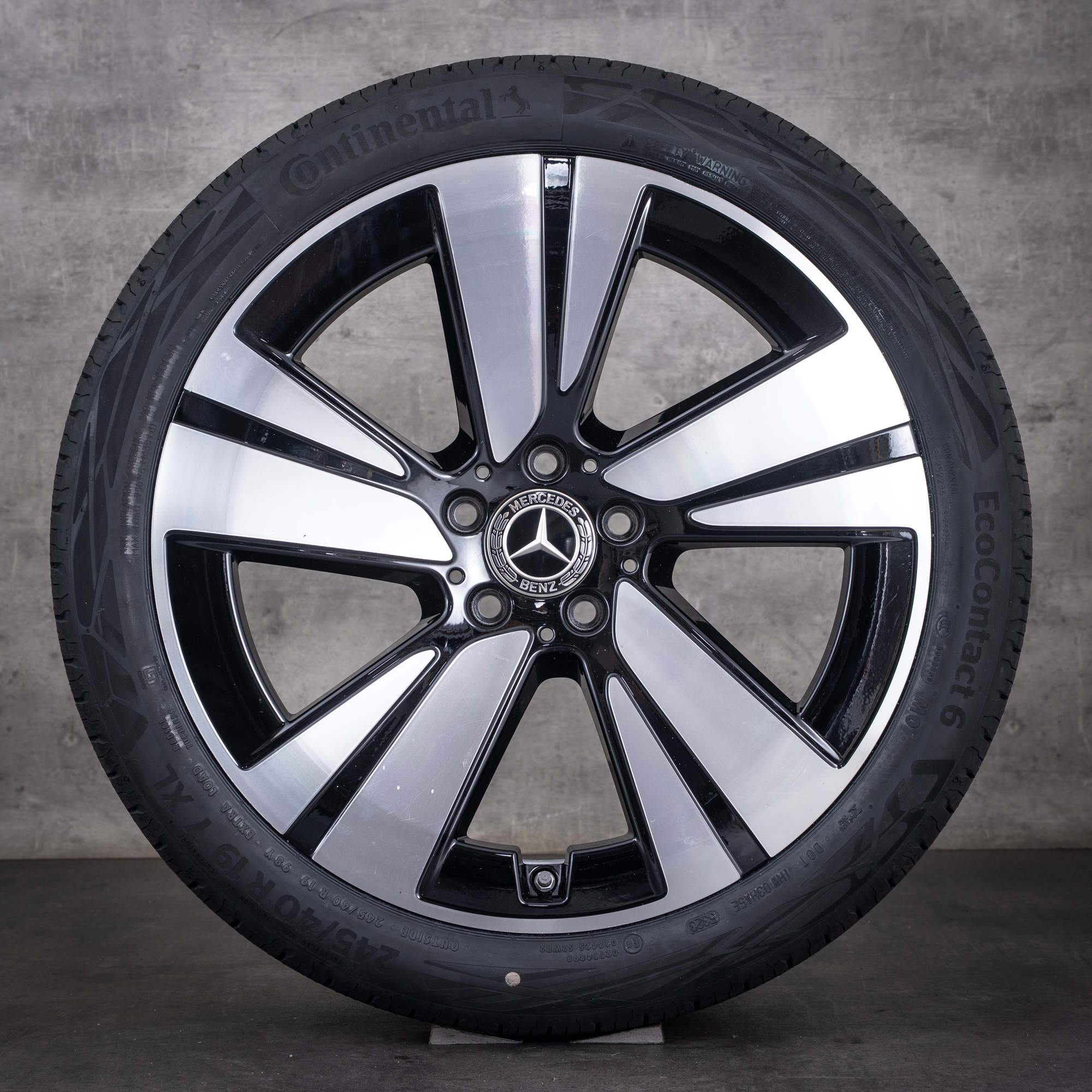 Original Mercedes Benz CLE Felgen 19 Zoll A236 C236 Sommerräder A2364011400 A2364011500 schwarz glanzgedreht