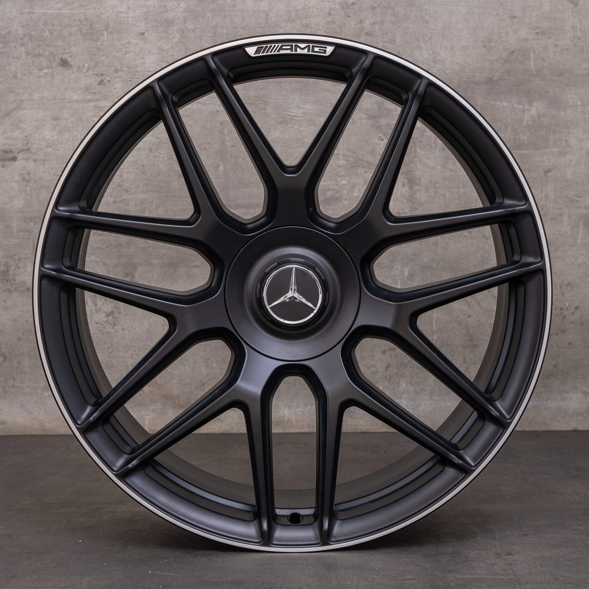 Orijinal Mercedes Benz S-Serisi S63 S65 AMG jantlar 20 inç W222 A217 C217 A2224014200 A2224014300 Alüminyum siyah mat parlak tornalanmış