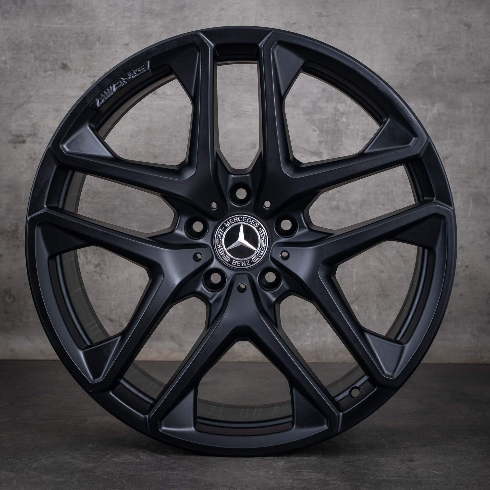 Original Mercedes Benz G-Klasse G63 AMG Felgen 21 Zoll W463A W465 A4634011900 schwarz matt