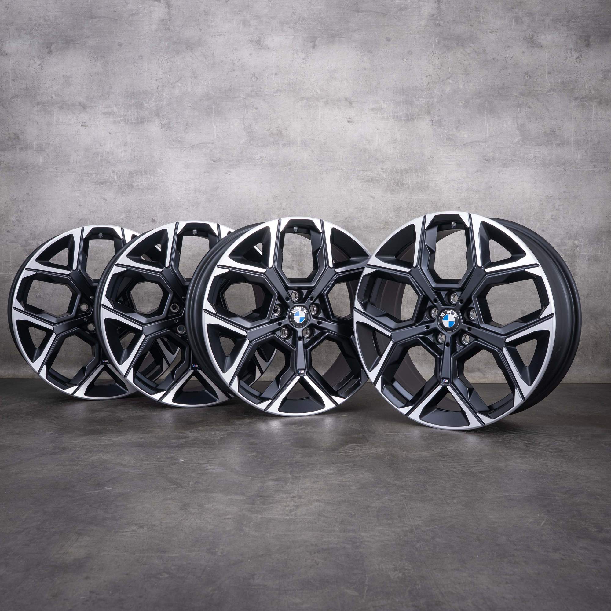 Original BMW X1 iX1 X2 iX2 Felgen 20 Zoll U10 U11 Styling 872 M 6898052 jet black glanzgedreht NEU