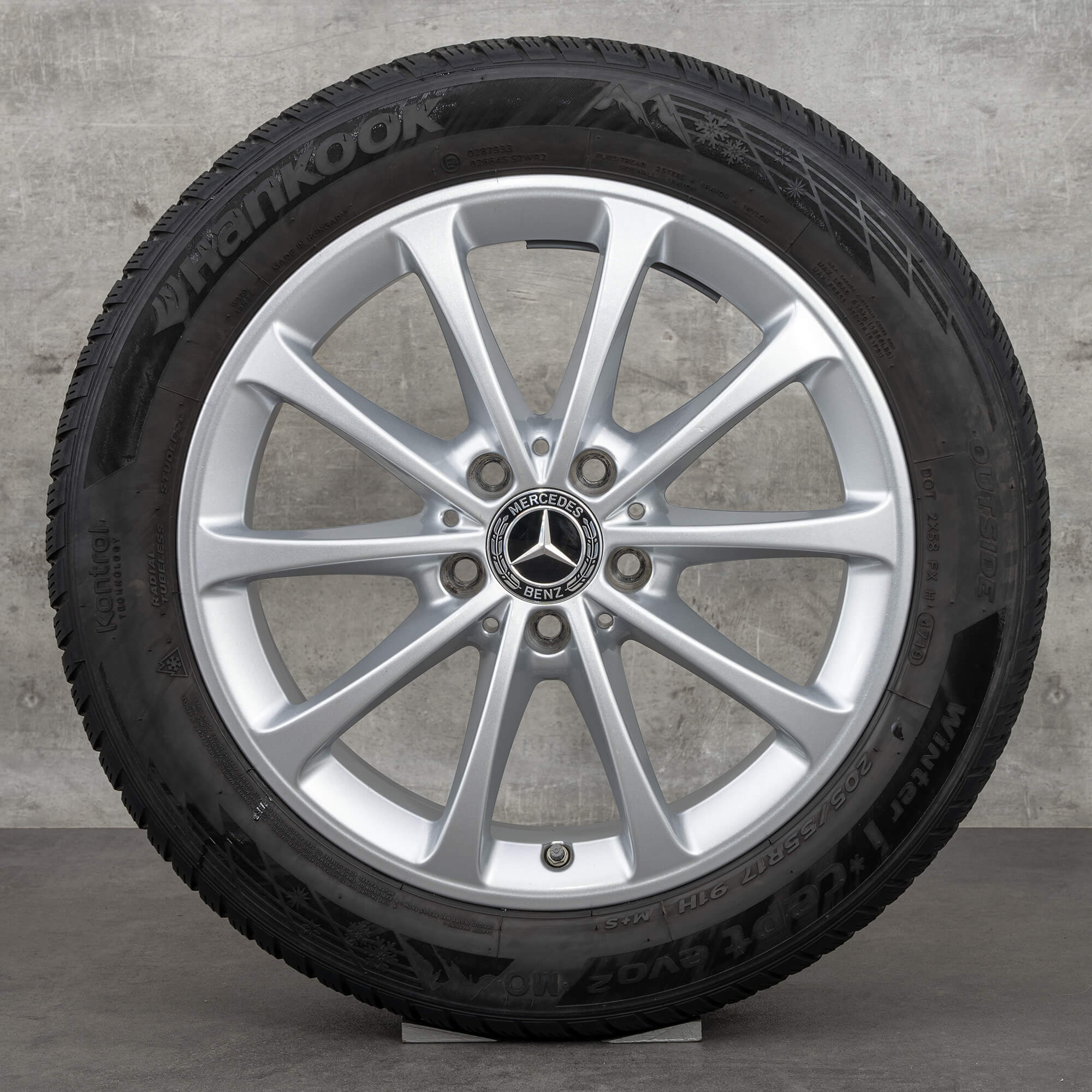 Mercedes Benz 17 Zoll Felgen A B Klasse W177 W247 CLA W118 Winterkompletträder