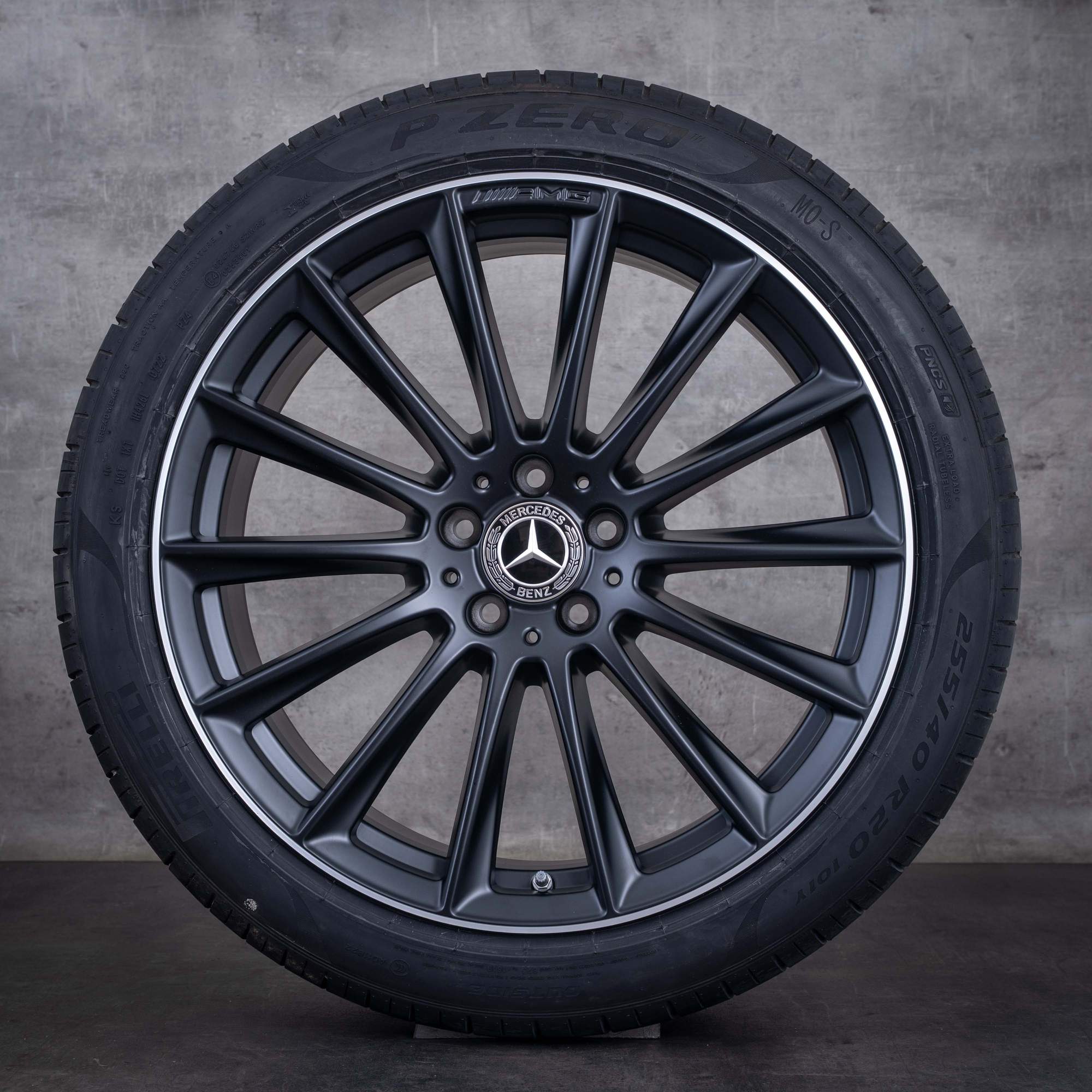 Jante originale Mercedes-Benz Clasa S pentru anvelope de iarnă 20 inch W223 V223 X223 coduri A2234011500 A2234011600 negru mat jante diamantate