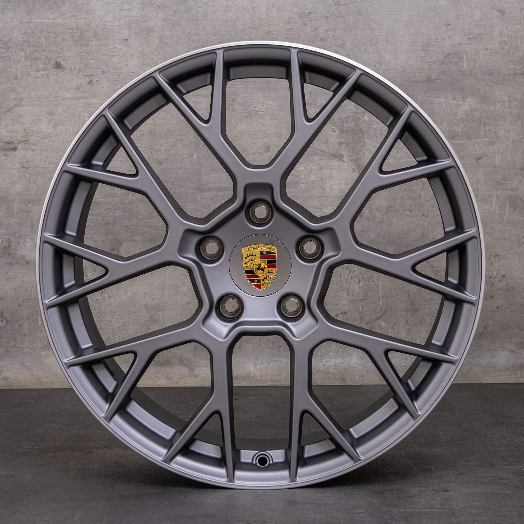 Oem Porsche 911 Jantes 20 21 pouces 992.2 Carrera RS Spyder 992601025EG 992601025CT platine argent mat brillant